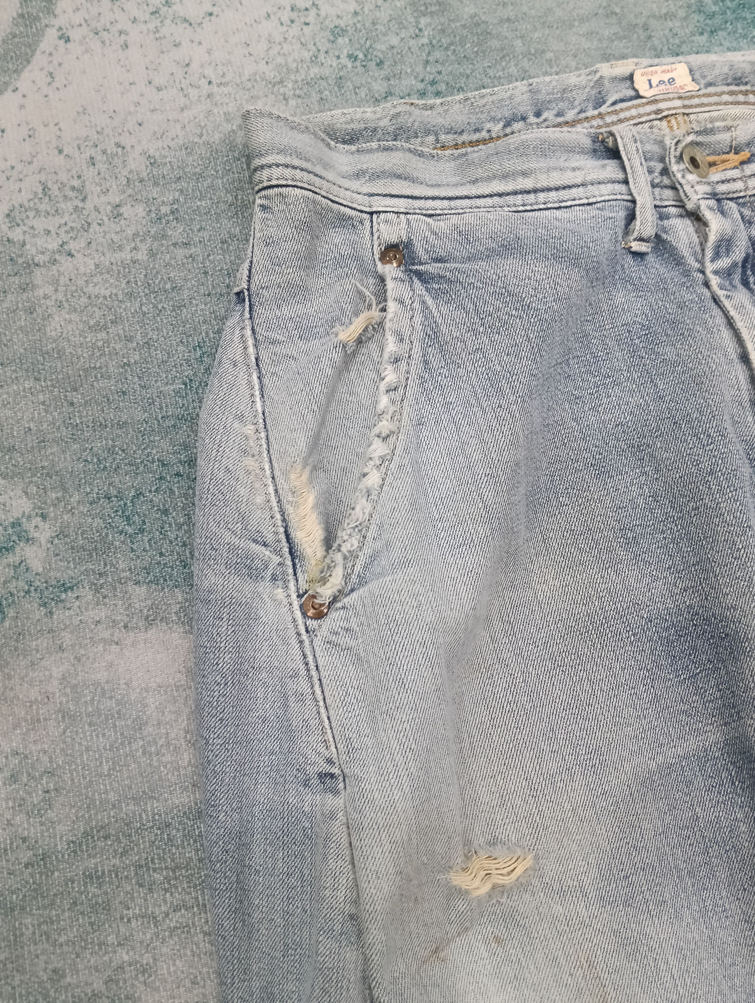 Lee × Levi's × Vintage Vintage Lee Repro Rare Model Leather Patch Size US 32 / EU 48 - 7 Thumbnail