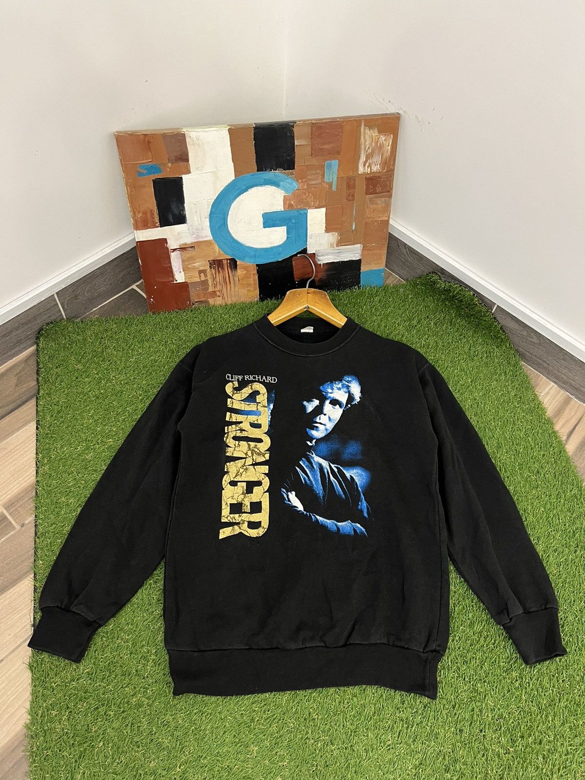 Band Tees × Vintage Vintage Cliff Richard 1990 Europe Tour Crewneck Sweatshirt Size US M / EU 48-50 / 2 - 1 Thumbnail