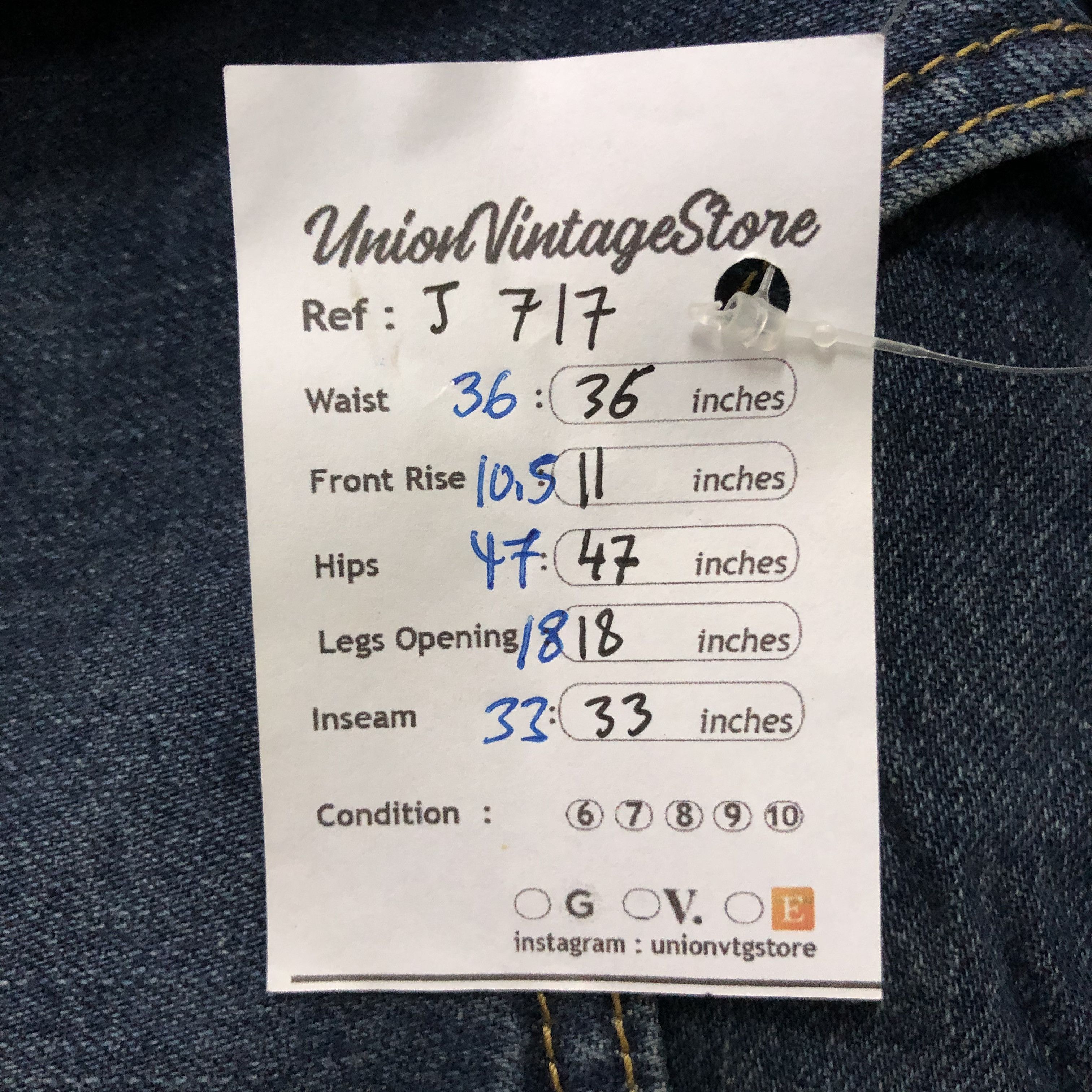 Levi's Vintage Levis 559 Jeans-J717 Size US 36 / EU 52 - 13 Thumbnail