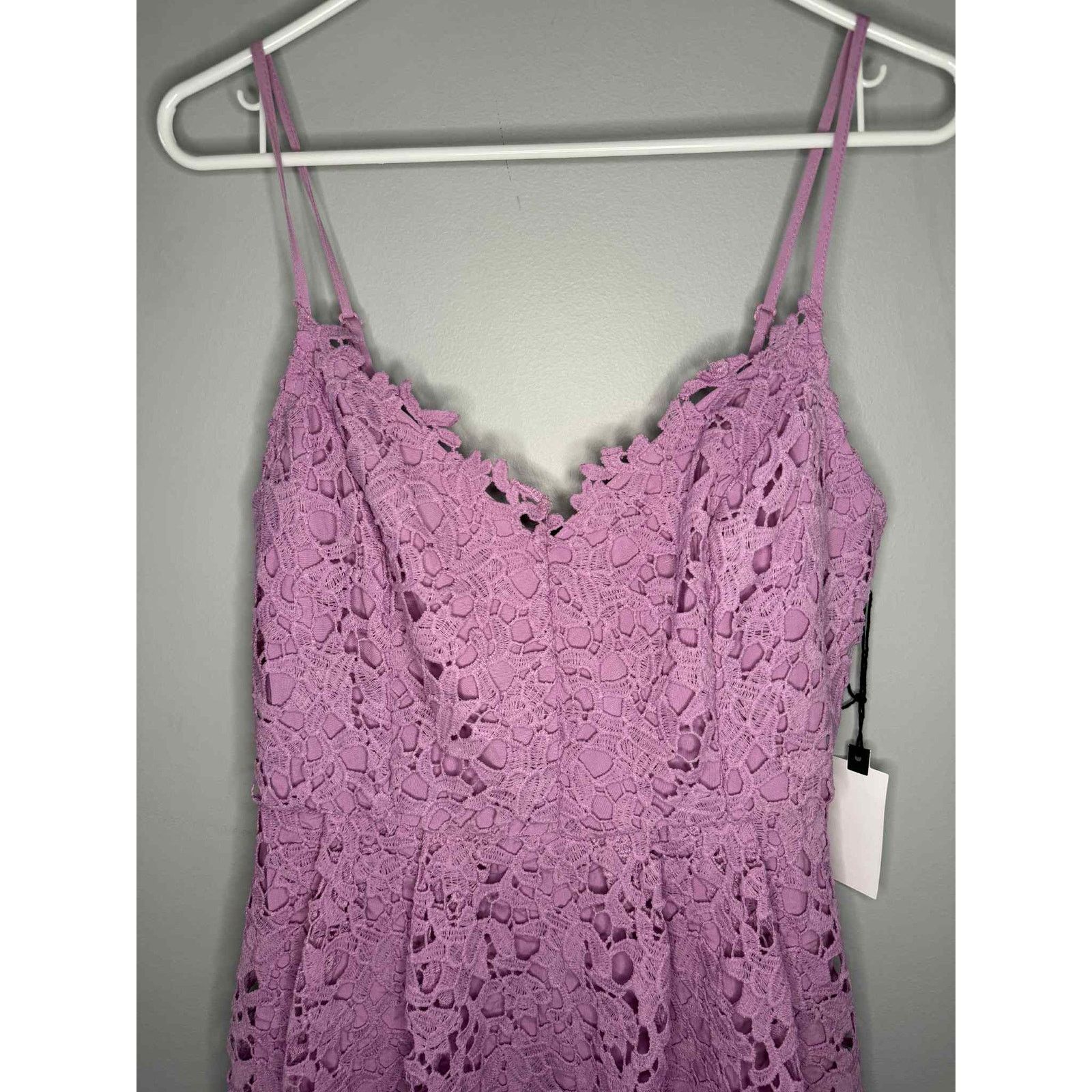 ASTR The Label NWT ASTR the Label Lace Fit & Flare Dress Light Orchid XL Size XL / US 12-14 / IT 48-50 - 3 Thumbnail