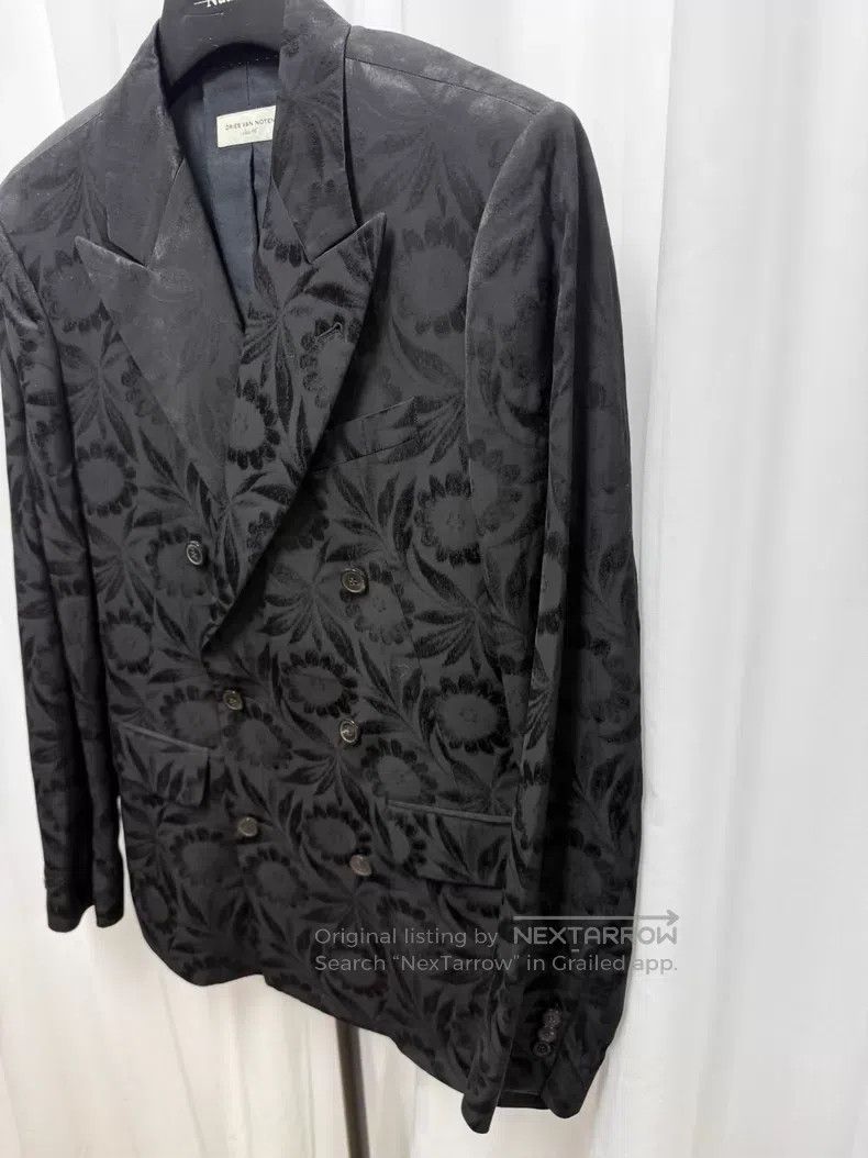 Dries Van Noten DRIES VAN NOTEN Silk Jacquard Jacket Size US S / EU 44-46 / 1 - 2 Thumbnail