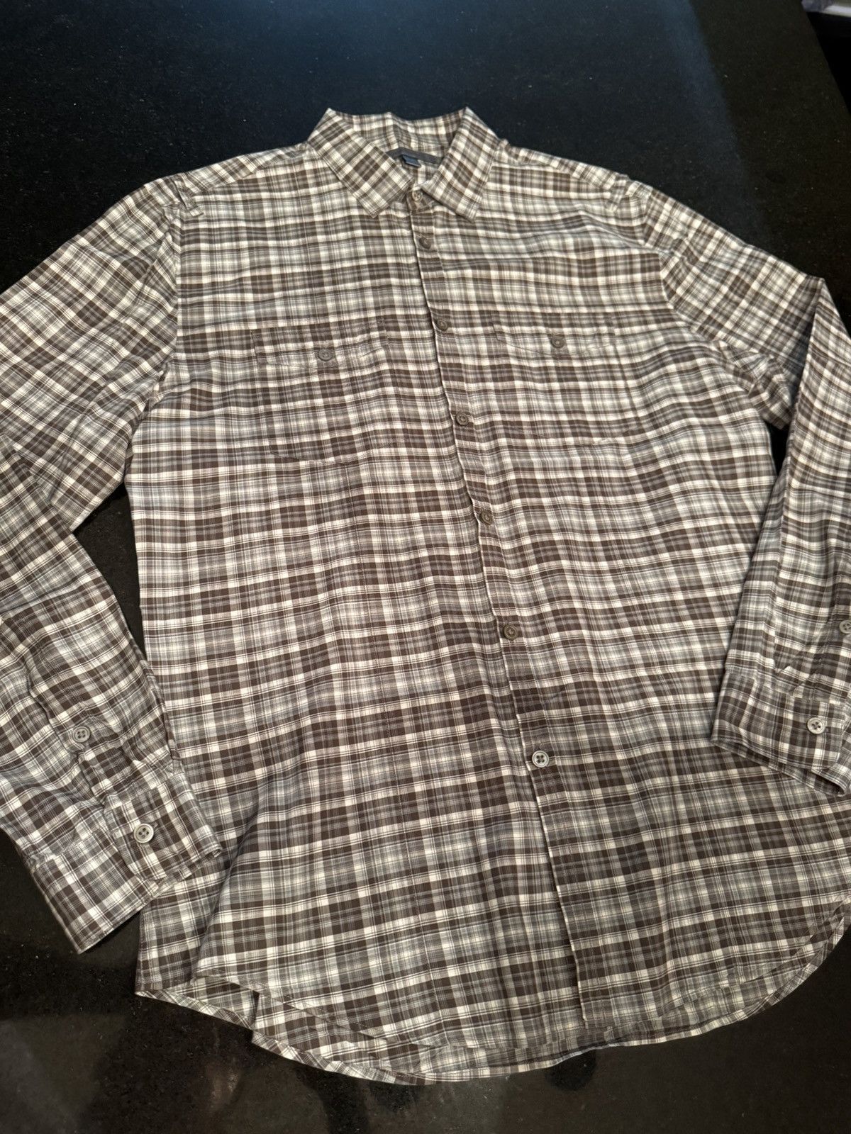 John Varvatos John Varvatos Plaid Button up Shirt Size US M / EU 48-50 / 2 - 1 Thumbnail