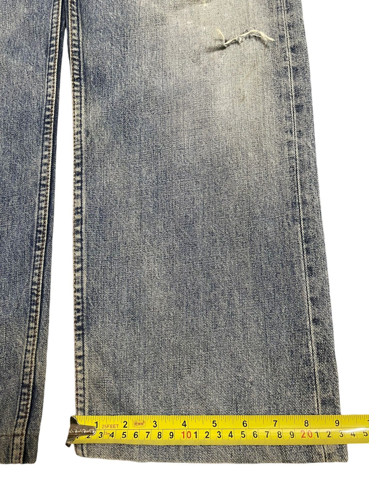Levi's Vintage 80s Levis 503 Blue Bleached Distressed Baggy Jeans Size US 31 - 17 Thumbnail