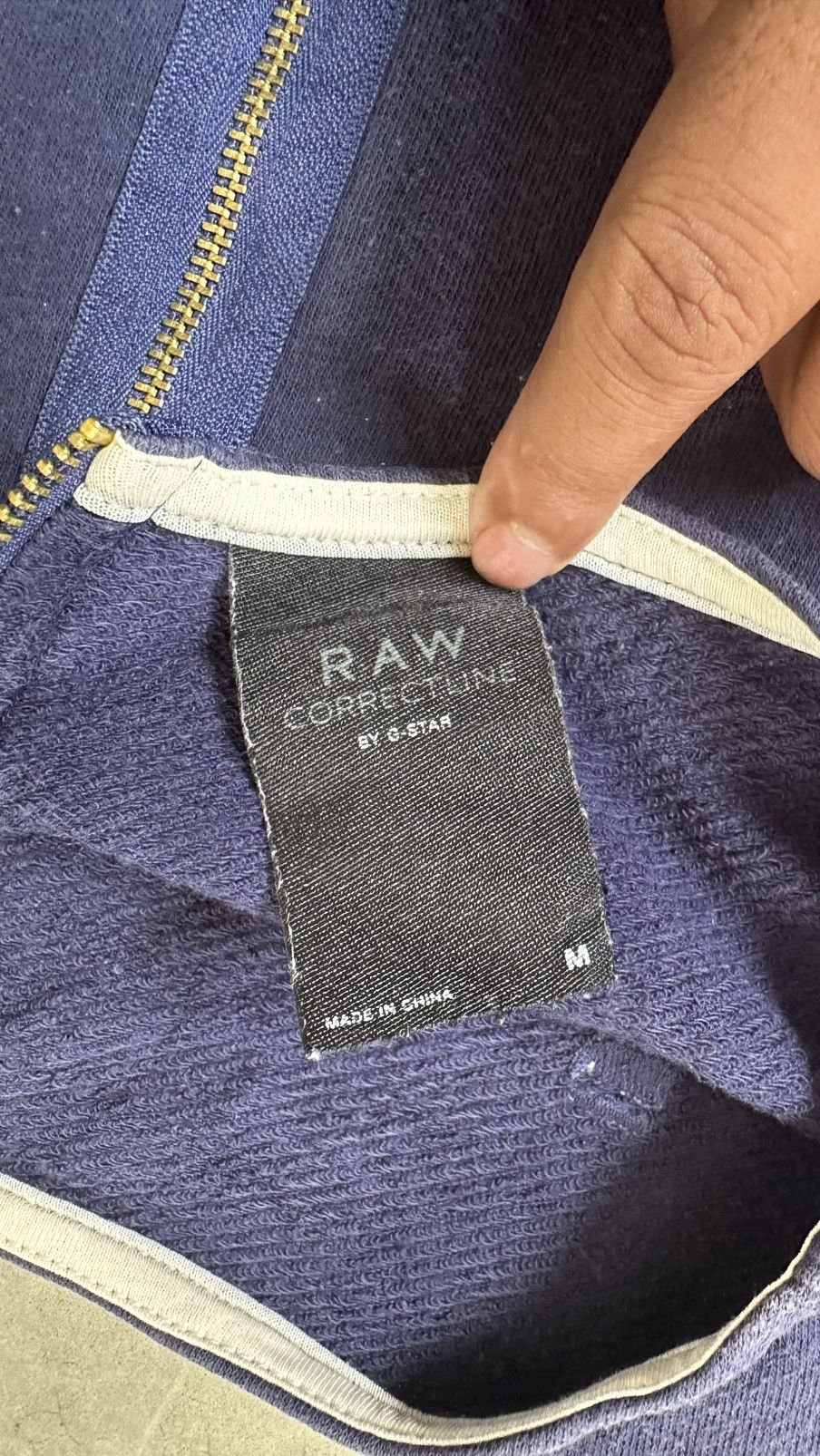G-Star VINTAGE G STAR RAW CORRECTLINE MIDZIPPER TOP Size US M / EU 48-50 / 2 - 4 Thumbnail