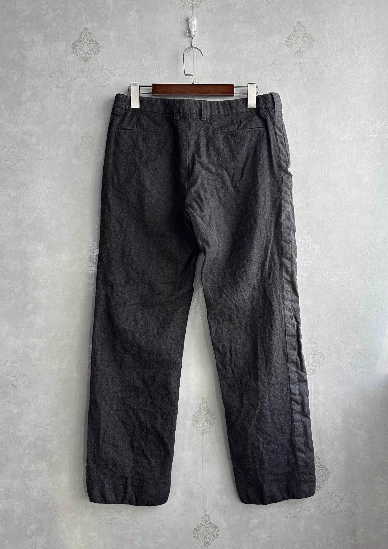 Maison Margiela MMM 10AW Cotton-Linen Color-Blocked Trousers Size US 34 / EU 50 - 3 Thumbnail