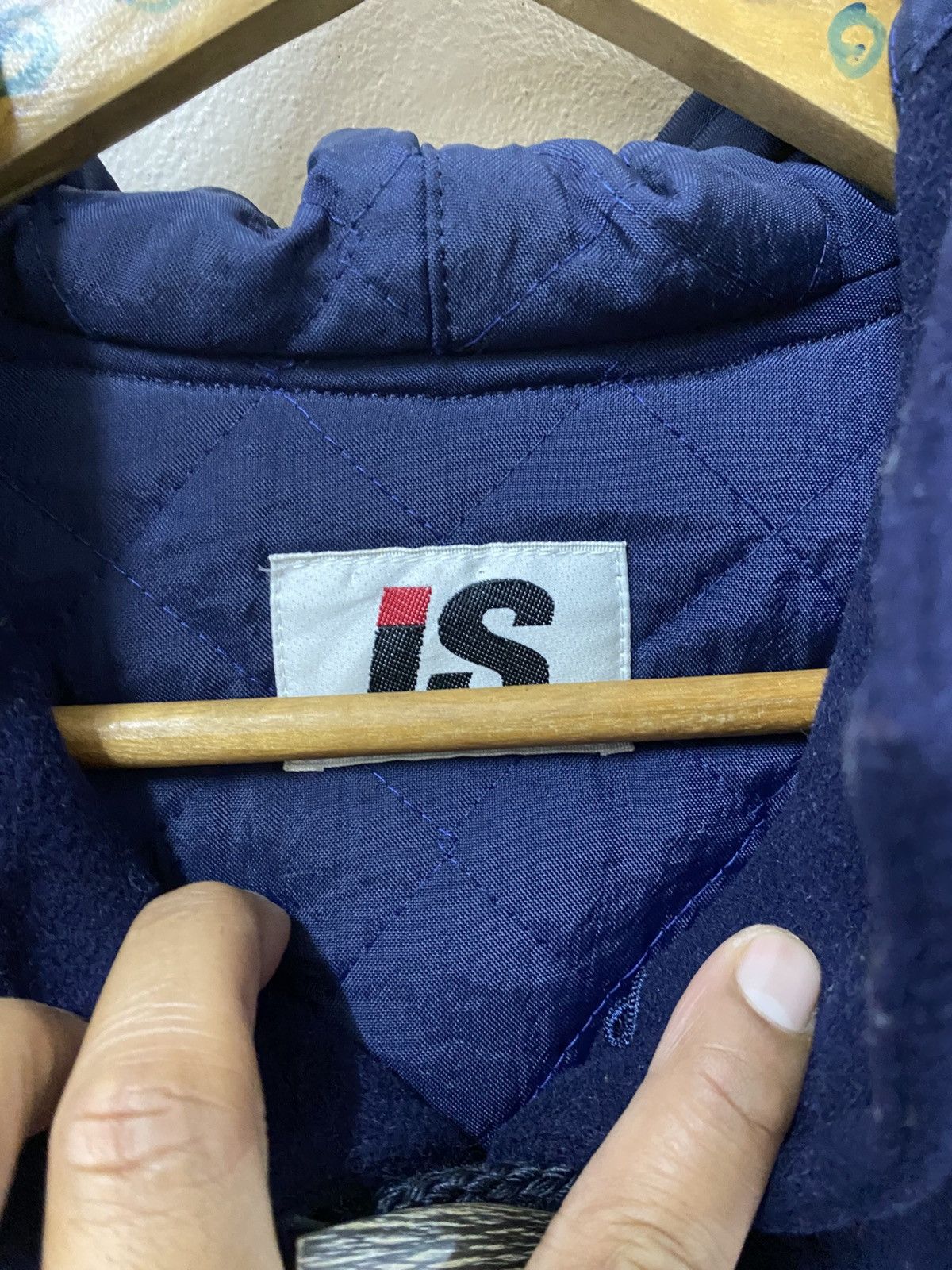 Issey Miyake RARE 🔥 I.S. Issey Miyake Navy Wool Duffle Coat Quilted Liner Size US M / EU 48-50 / 2 - 10 Thumbnail