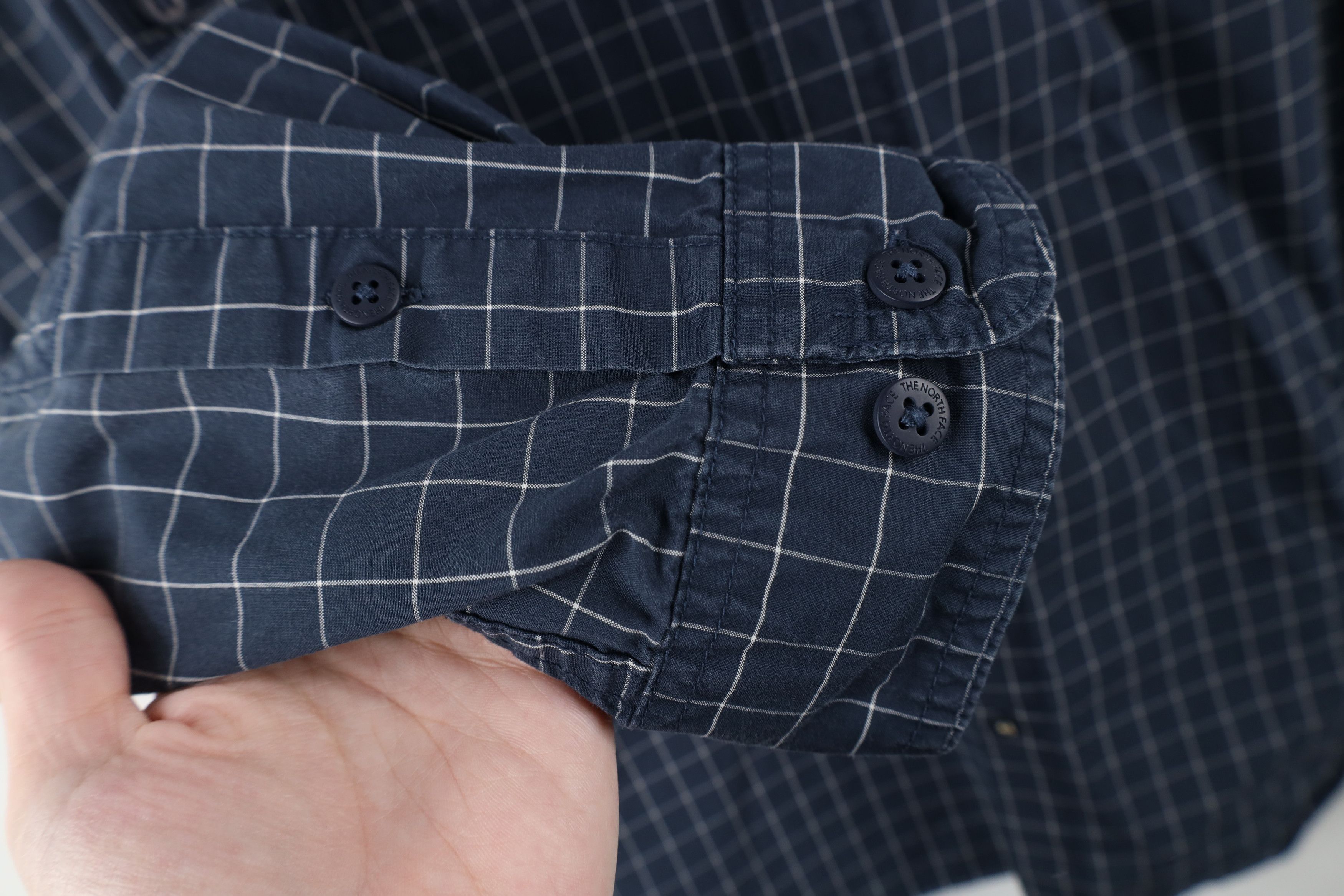 The North Face × Vintage Vintage The North Face Roll Sleeve Collared Button Shirt Size US S / EU 44-46 / 1 - 7 Thumbnail