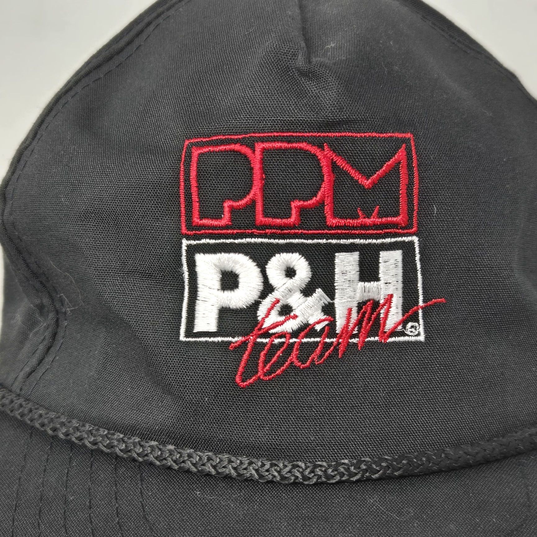 Vintage VINTAGE Yupoong P&H Team Crane Equipment Trucker Hat Snapback Rope Embroidered Men Adjustable Black Dad Theme Hats Men Size ONE SIZE - 7 Thumbnail