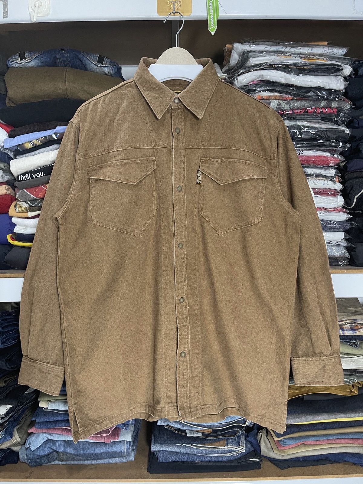 Fox Racing × Japanese Brand Fire Fox FF Armor Model Worker Jacket Size US XL / EU 56 / 4 - 13 Thumbnail
