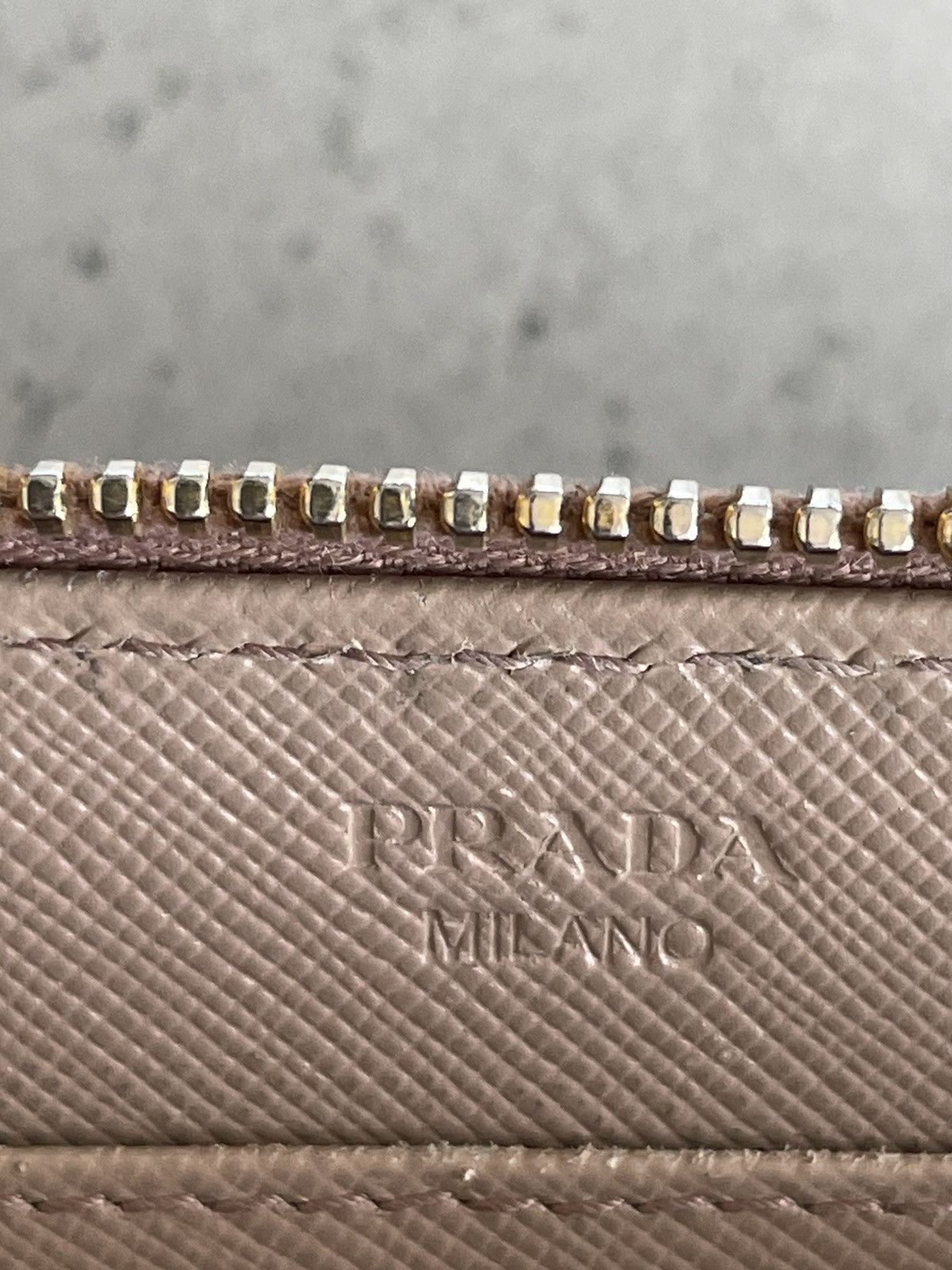 Prada Prada Saffiano Leather Zippy Wallet Size ONE SIZE - 6 Thumbnail
