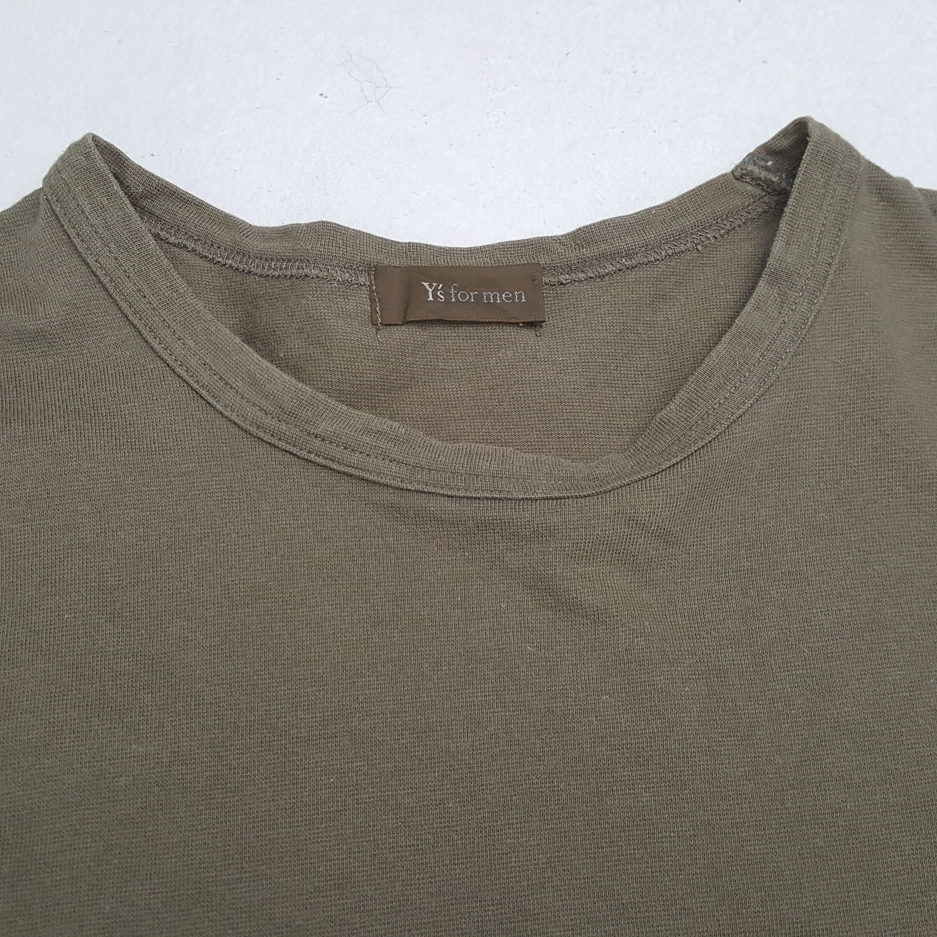 Vintage × Y's for Men × Yohji Yamamoto Y'S FOR MEN by YOHJI YAMAMOTO Japanese Designer Tshirt Size US L / EU 52-54 / 3 - 7 Thumbnail