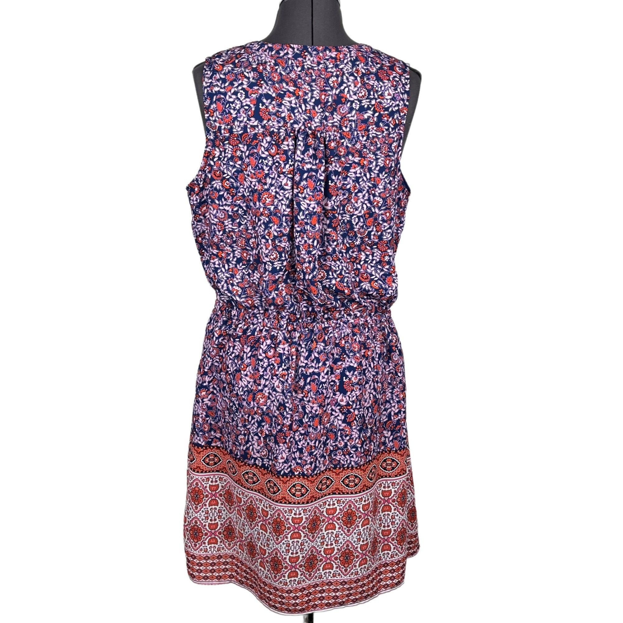 Gap Gap Women's Sleeveless Dress Elastic/Drawstring Waist Floral Size M / US 6-8 / IT 42-44 - 4 Thumbnail