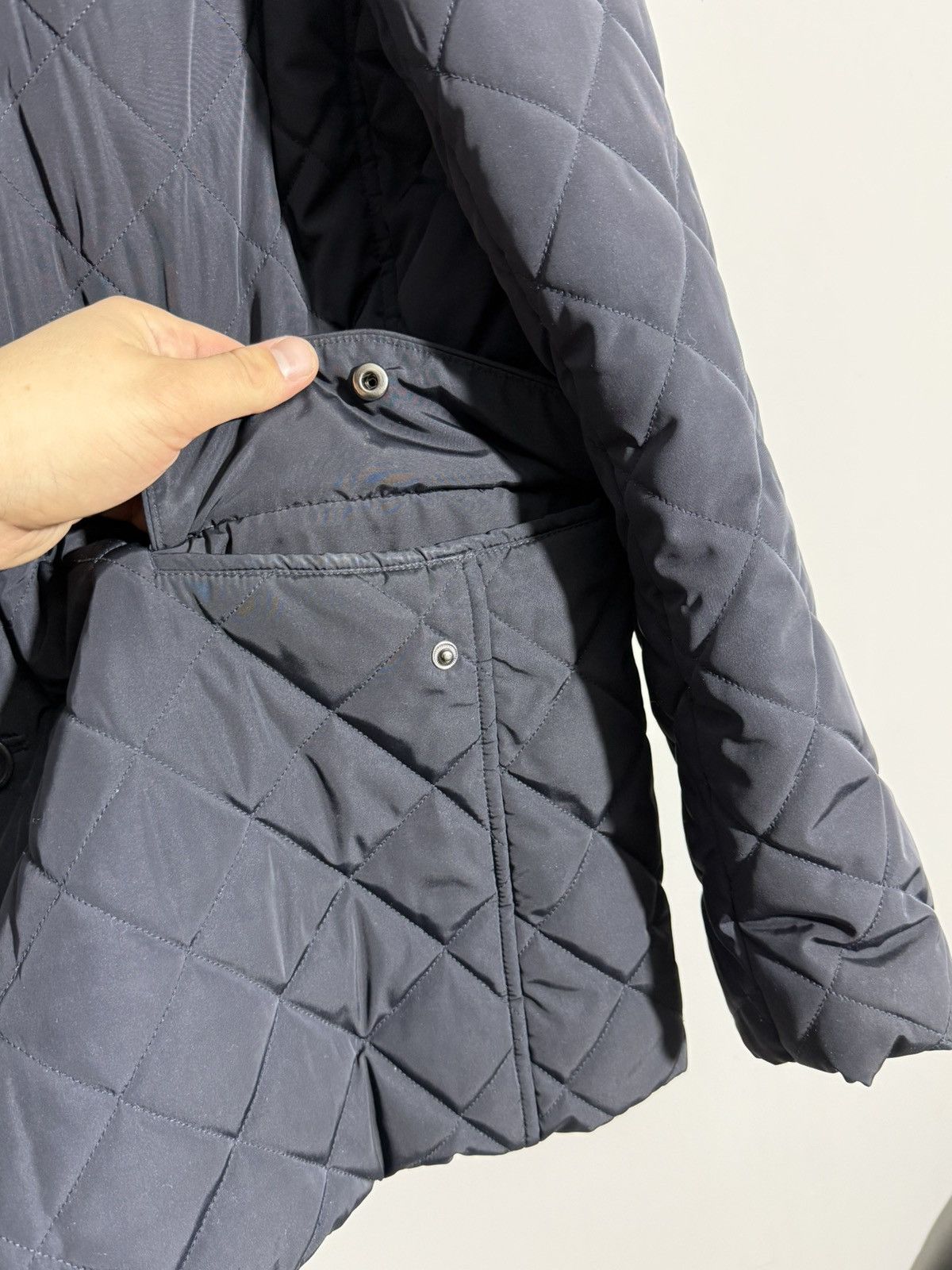 Boggi Boggi Nilano Navy Blue quilted jacket size XXL Size US XXL / EU 58 / 5 - 11 Thumbnail