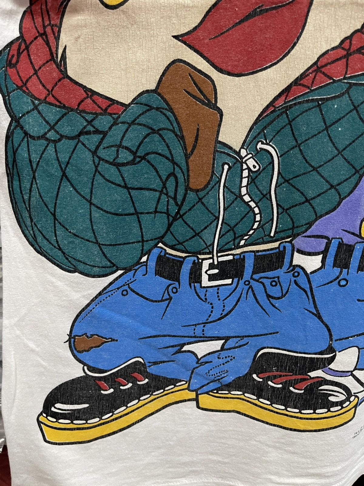 Vintage Vintage 90s Looney Tunes Taz Tasmanian All Over Print🔥🔥🔥 Size US L / EU 52-54 / 3 - 5 Thumbnail