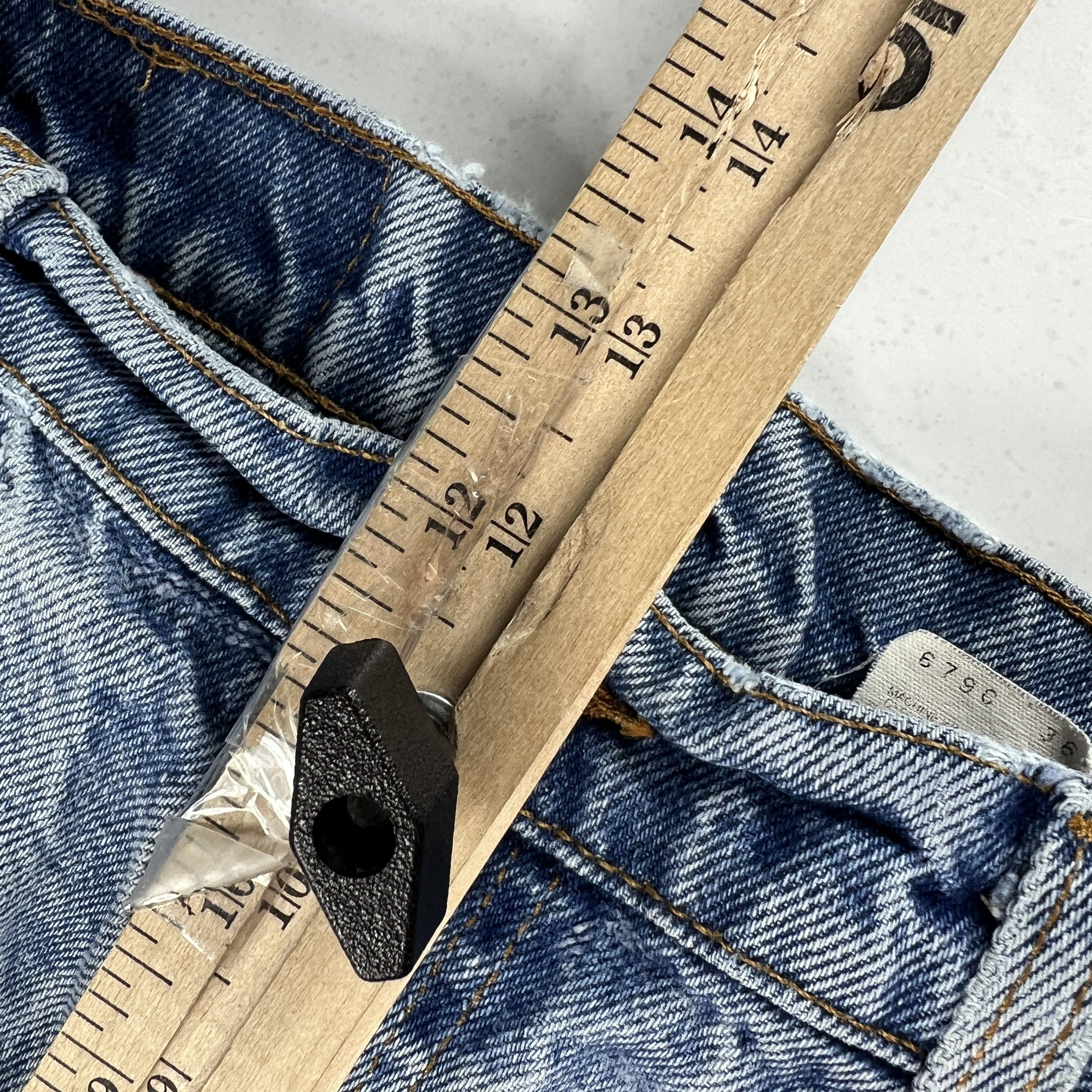 Levi's × Vintage VTG 90s Levi's Jeans 505 Straight Blue Denim Orange Tab Size US 34 / EU 50 - 23 Thumbnail