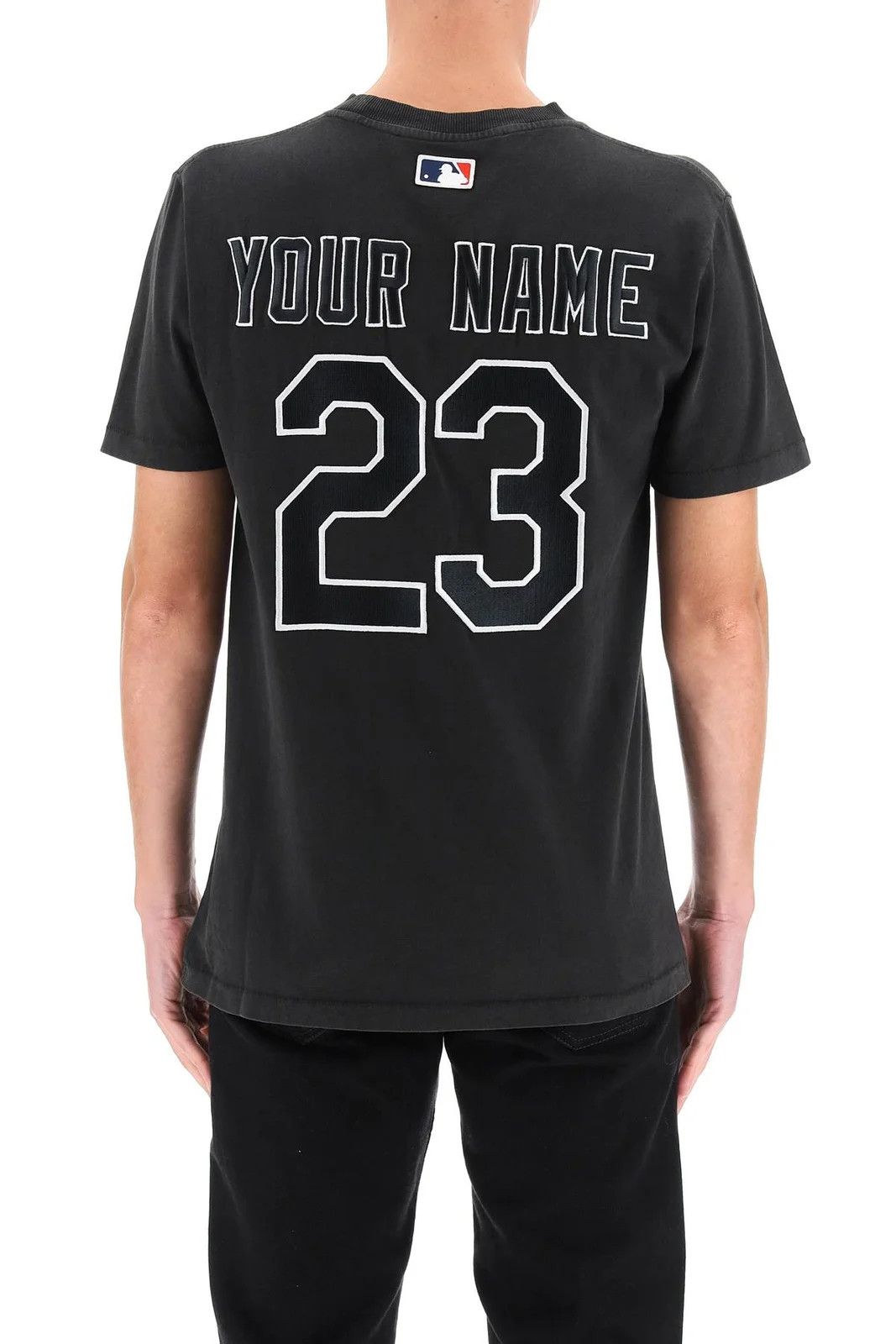 Off-White o1y0325 Logo Crewneck T-Shirt in Black Size US XS / EU 42 / 0 - 4 Thumbnail