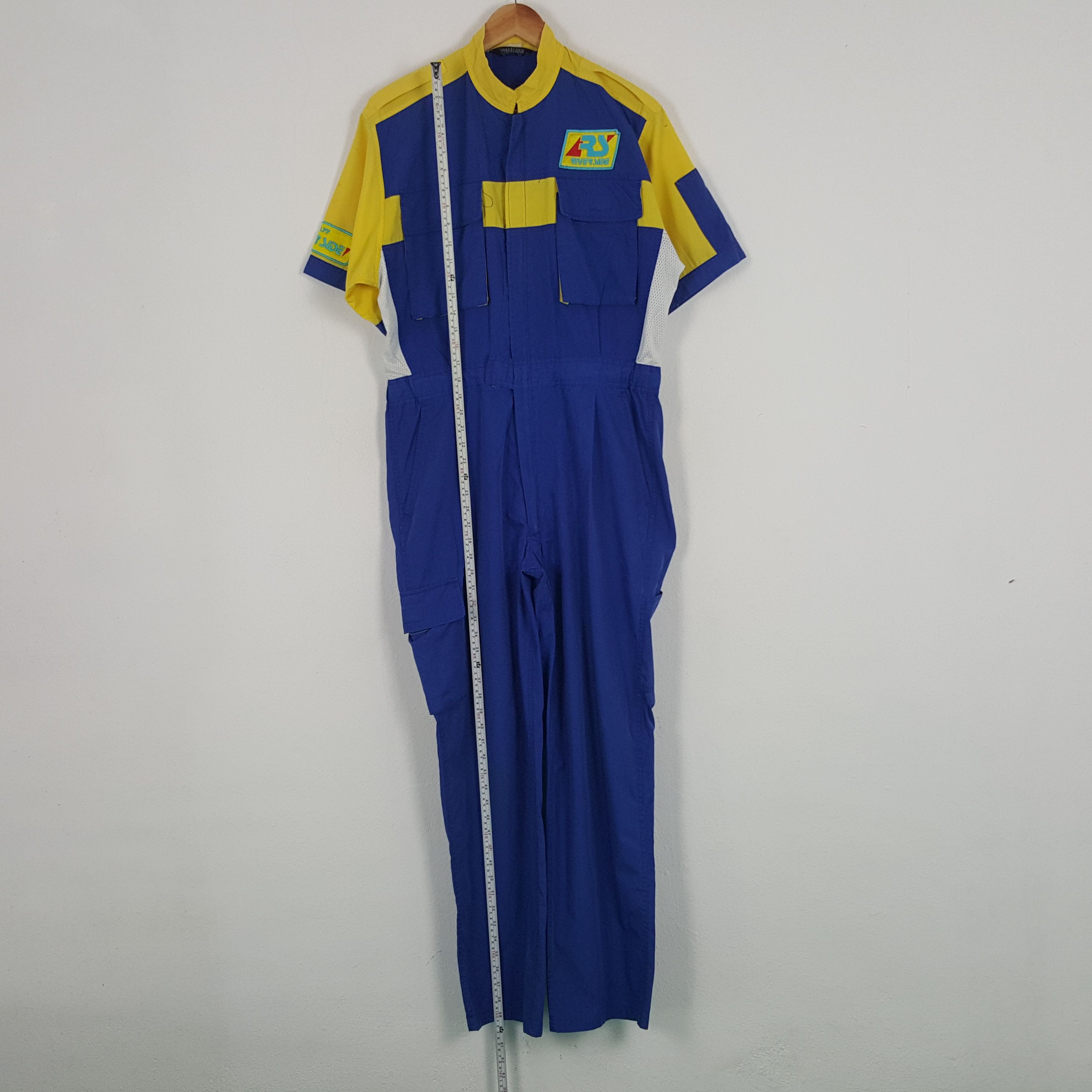 Japanese Brand × Vintage Vintage River Side Japanese Motorsports Coverall Jacket Size US M / EU 48-50 / 2 - 7 Thumbnail