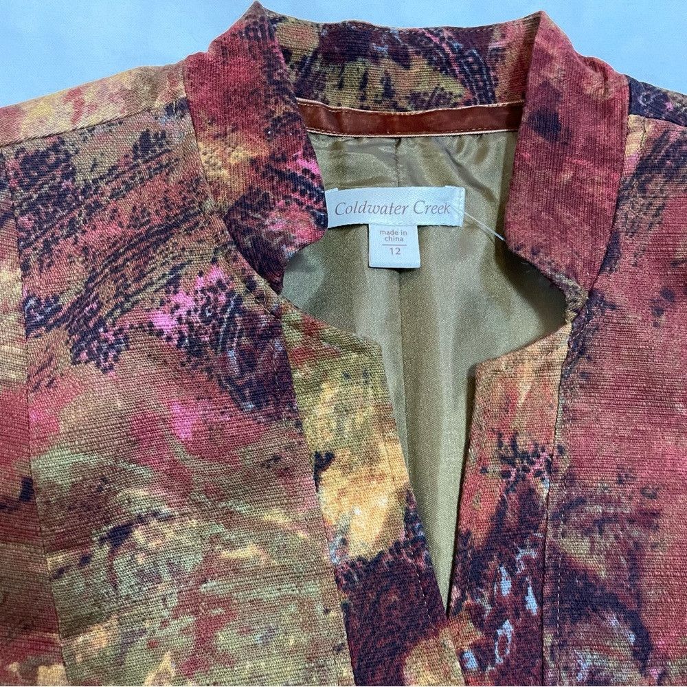 Coldwater Creek New Coldwater Creek Cotton Fall Color Jacket Size 12 Size XL / US 12-14 / IT 48-50 - 6 Thumbnail