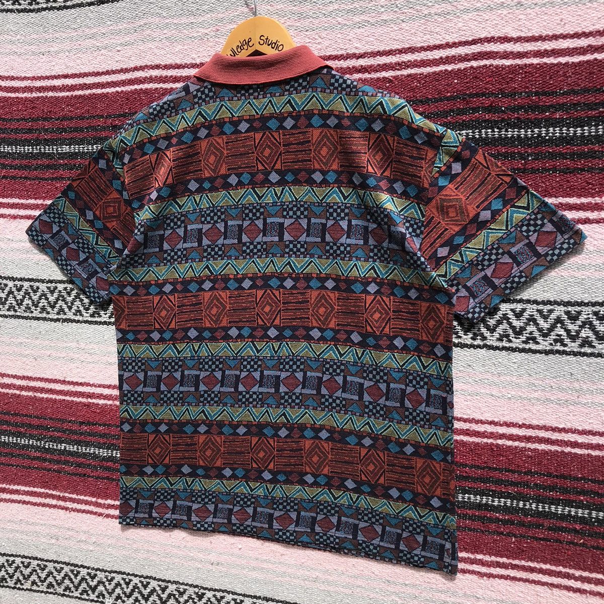 Missoni Vintage Missoni Sports Ethnic Wind Polo Tees Missoni Italy Size US S / EU 44-46 / 1 - 4 Thumbnail