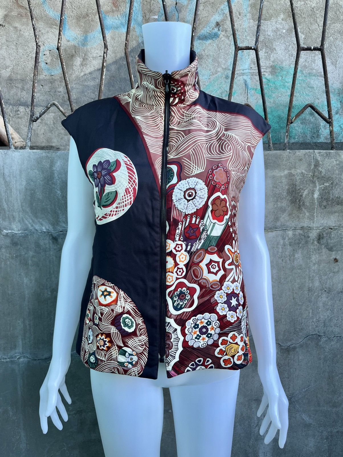 Hermes Sulfure & Presse Papiers II Reversible Padded Vest Size L / US 10 / IT 46 - 2 Thumbnail