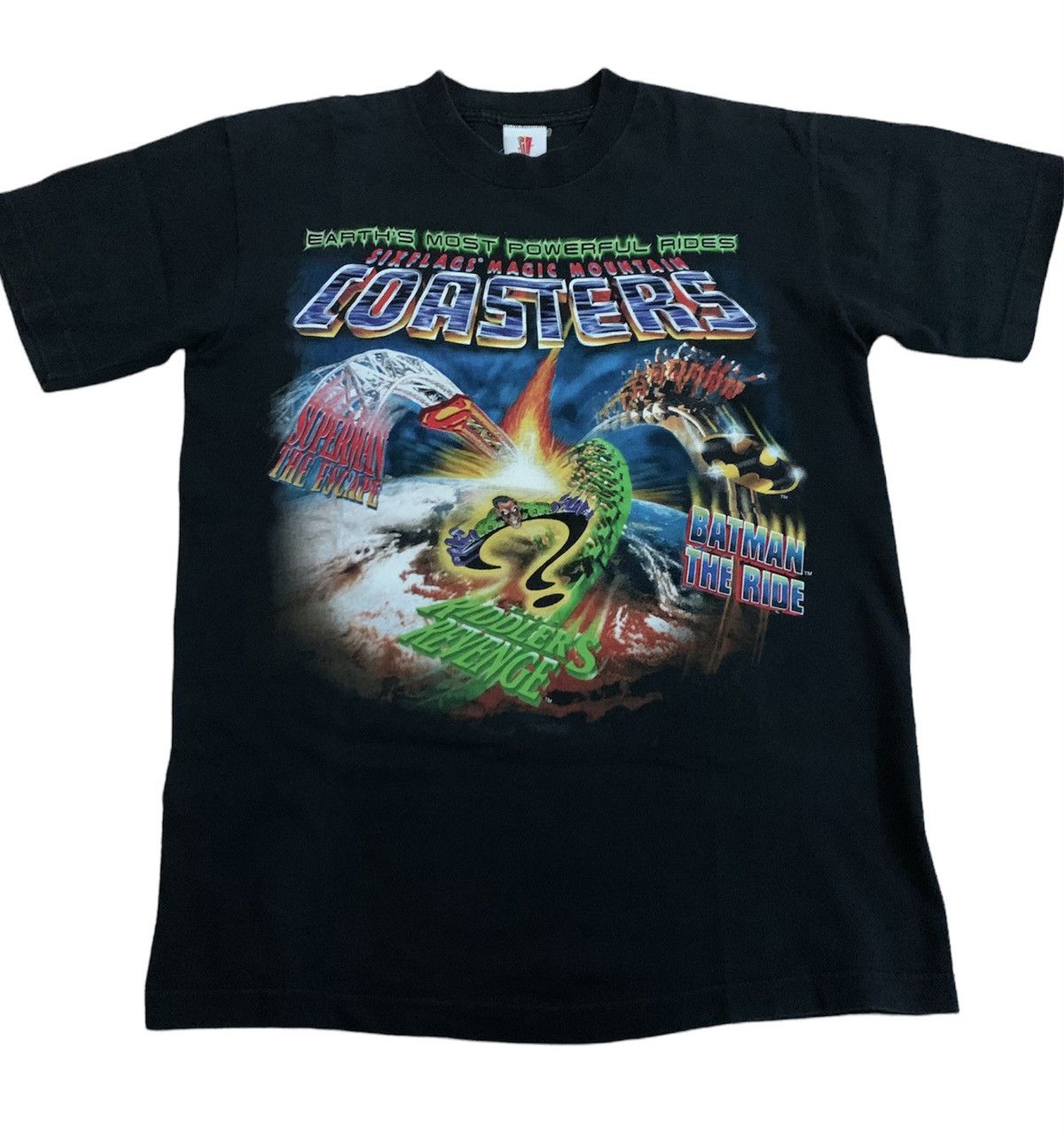 Vintage Vintage Six Flags Magic Mountain Coasters Tee Size US M / EU 48-50 / 2 - 1 Thumbnail