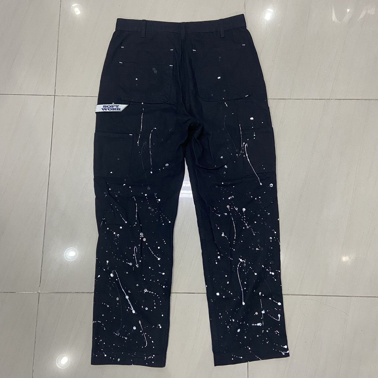 Designer × thisisneverthat Rare 🔥 Thisisneverthat Splash Paint Design CarpenterPant Size US 32 / EU 48 - 2 Thumbnail