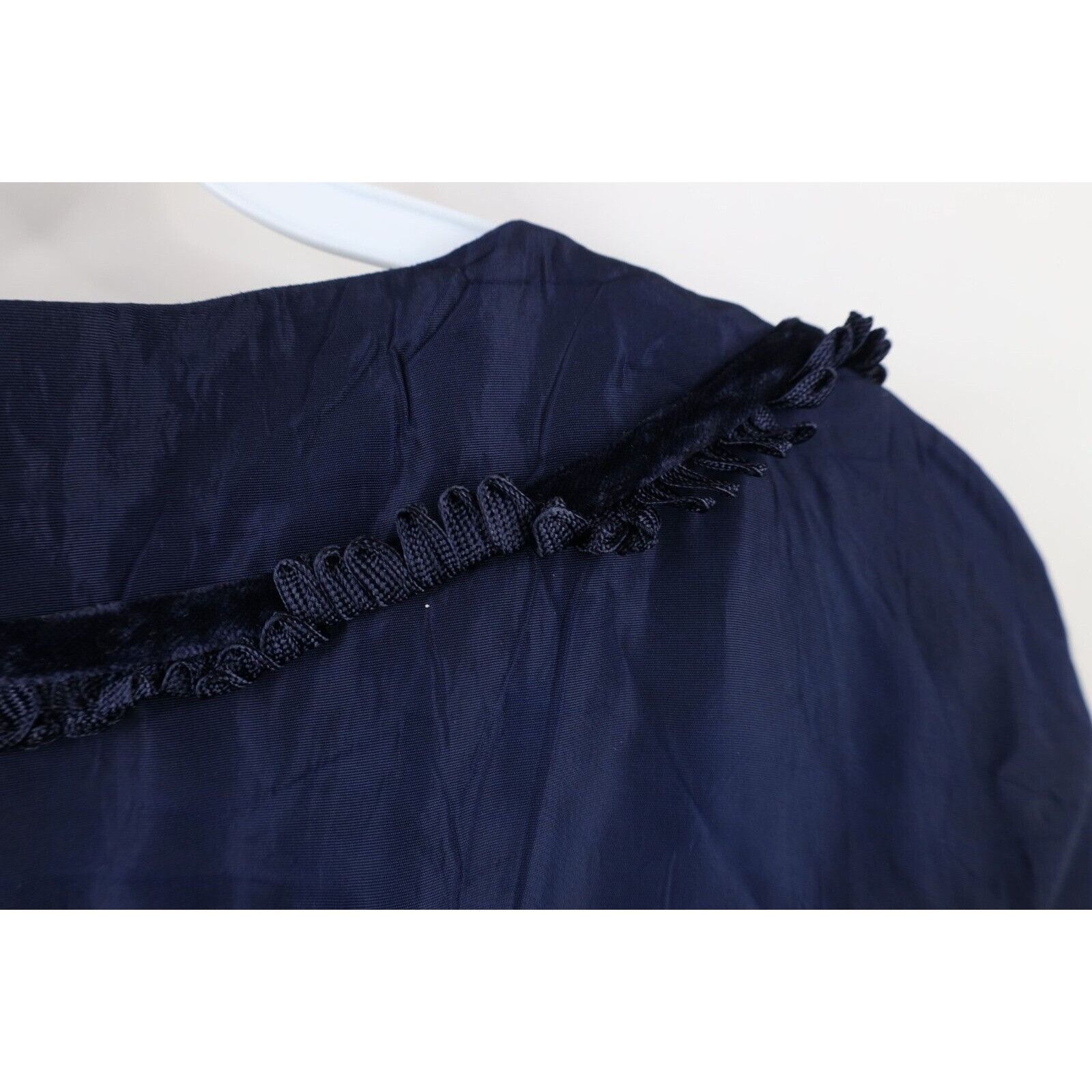 Vintage Vintage 50s 60s Rockabilly Distressed Velvet Fringed Dress Size M / US 6-8 / IT 42-44 - 12 Thumbnail