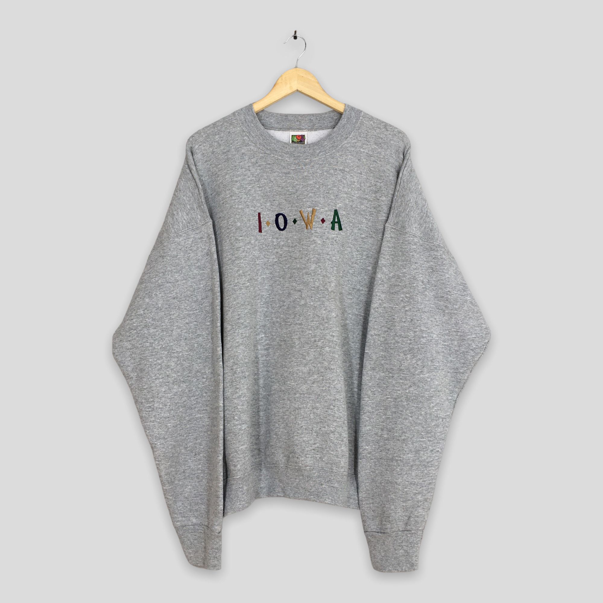 NCAA Vintage Iowa State Spell Out Embroidered Sweatshirt XXLarge Size US XXL / EU 58 / 5 - 1 Thumbnail