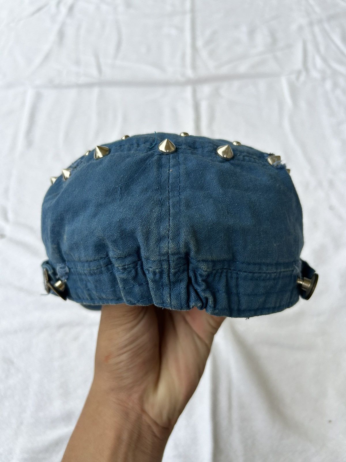 14th Addiction × Japanese Brand × Le Grande Bleu (L.G.B.) Japanese distressed studded hats Size ONE SIZE - 6 Thumbnail