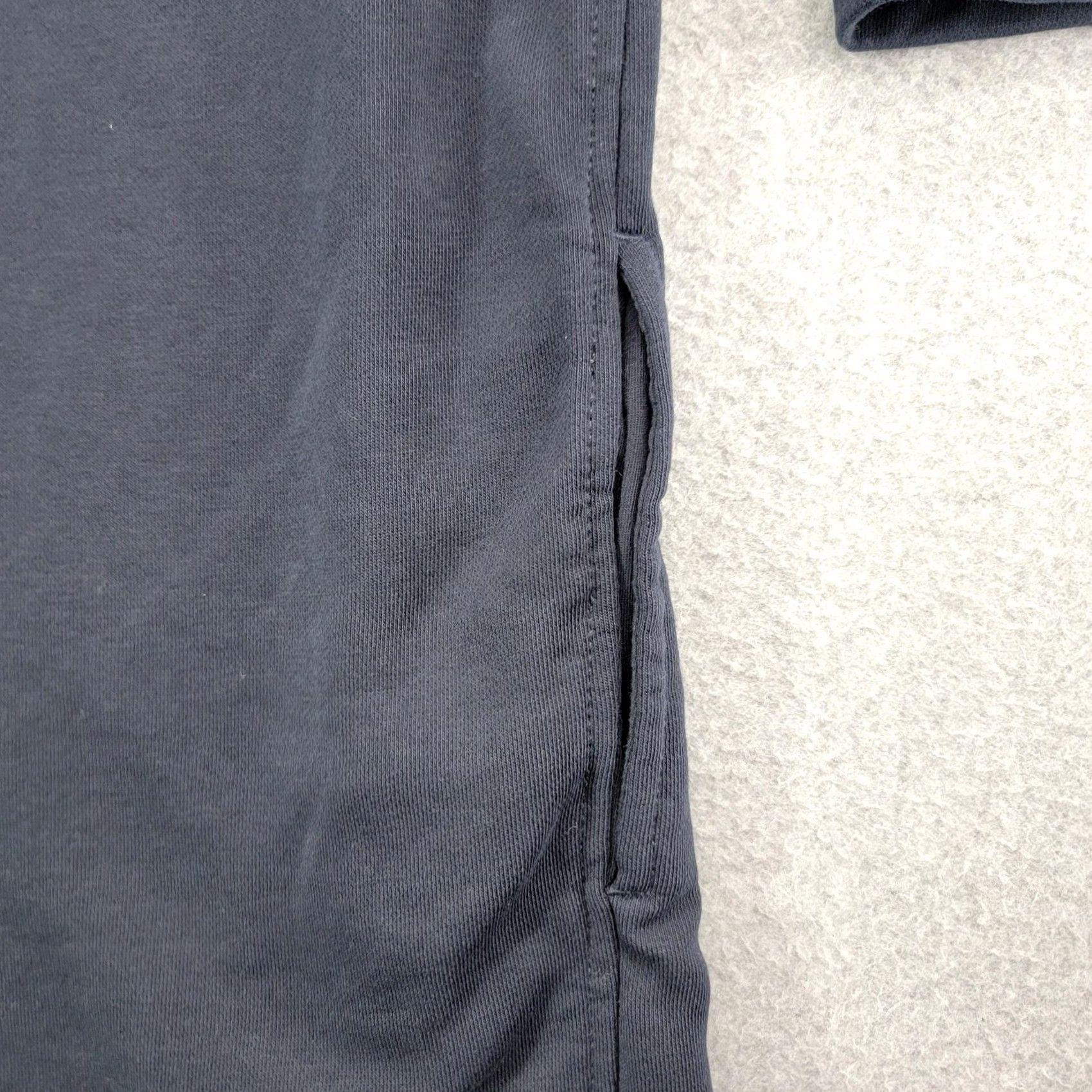 Tommy Hilfiger VINTAGE Tommy Hilfiger Sweater Dress Womens Large Blue Script Logo French Terry Pockets Size L / US 10 / IT 46 - 6 Thumbnail
