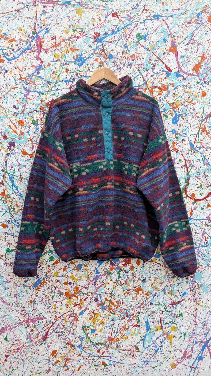 Columbia Vintage columbia fleece 90s Aztec navajo pattern XL Size US XL / EU 56 / 4 - 1 Thumbnail