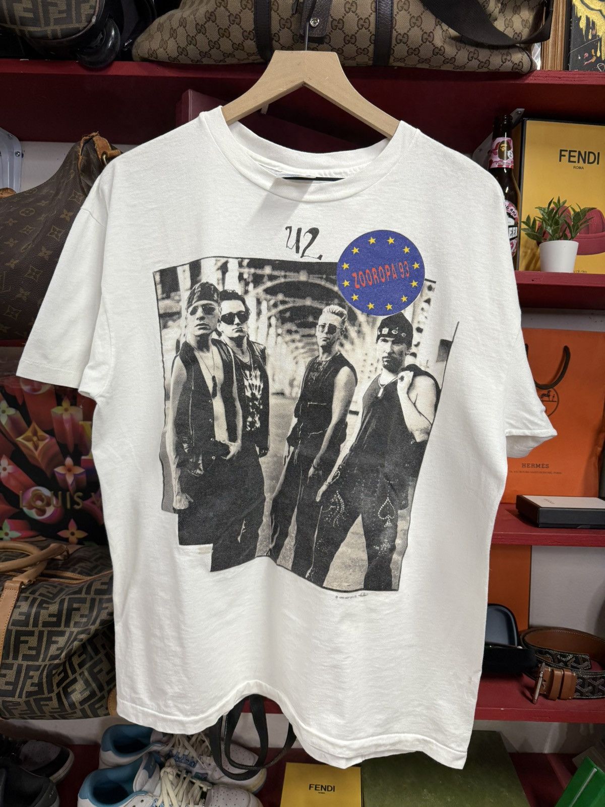 Band Tees 90’s Vintage U2 Band Tee Shirt Medium Size US M / EU 48-50 / 2 - 1 Thumbnail