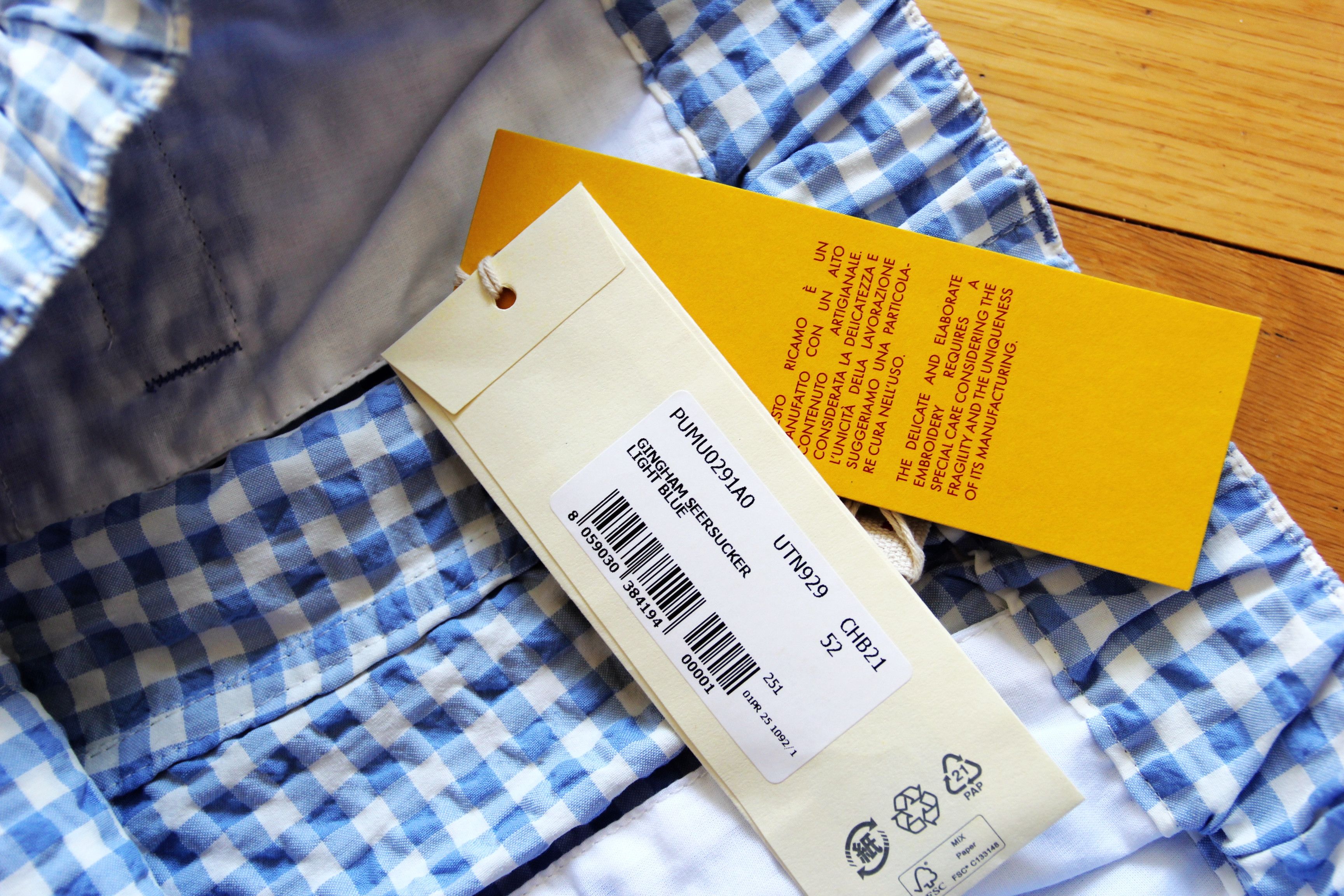 Marni BNWT SS25 MARNI GINGHAM SEERSUCKER SHORTS 52 Size US 36 / EU 52 - 8 Thumbnail