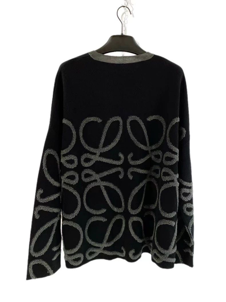 Loewe LOEWE Jacquard embroidered sweater with full print Size L / US 10 / IT 46 - 2 Thumbnail