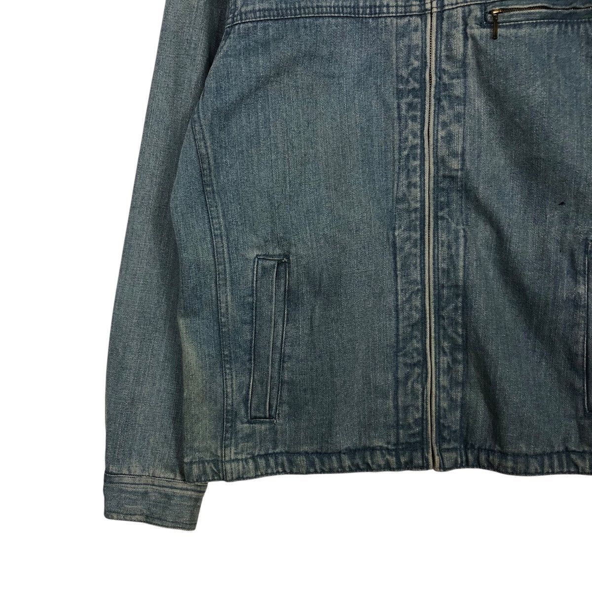 Japanese Brand 📌Vintage Biker Denim Jacket Person's Jeans Issey Miyake Size US L / EU 52-54 / 3 - 5 Thumbnail