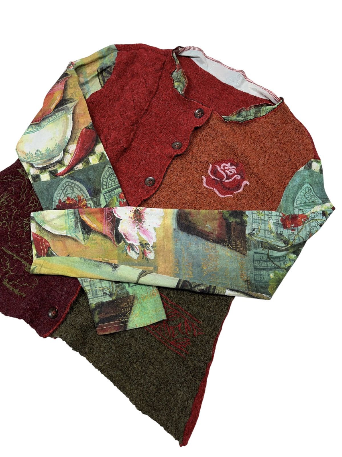 Japanese Brand × Vintage Vintage Aventures Des Toiles JPG Style Blouse Sweater Size M / US 6-8 / IT 42-44 - 2 Thumbnail