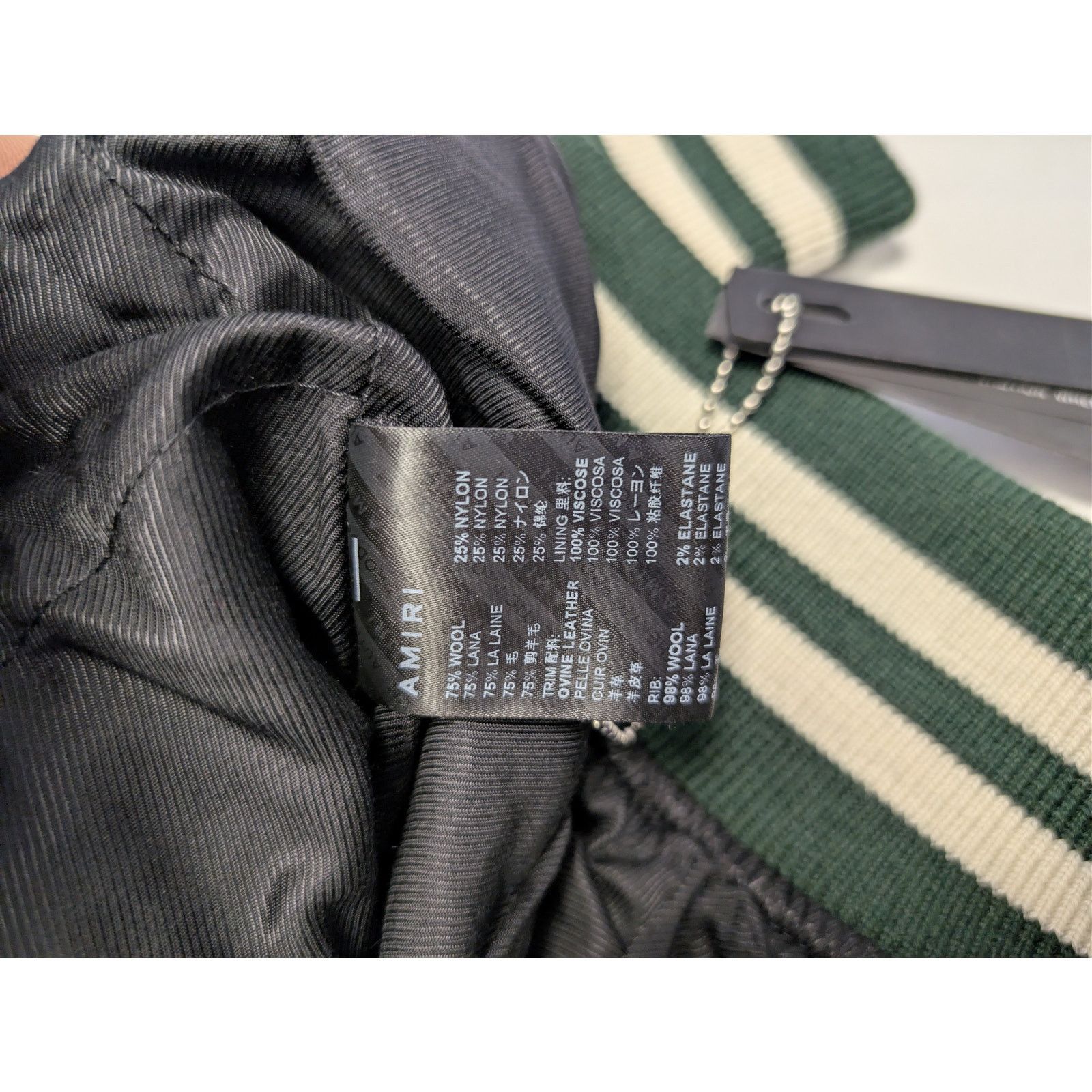 Amiri o1rshd1 Bones Jacket in Rain Forest Size US S / EU 44-46 / 1 - 20 Thumbnail
