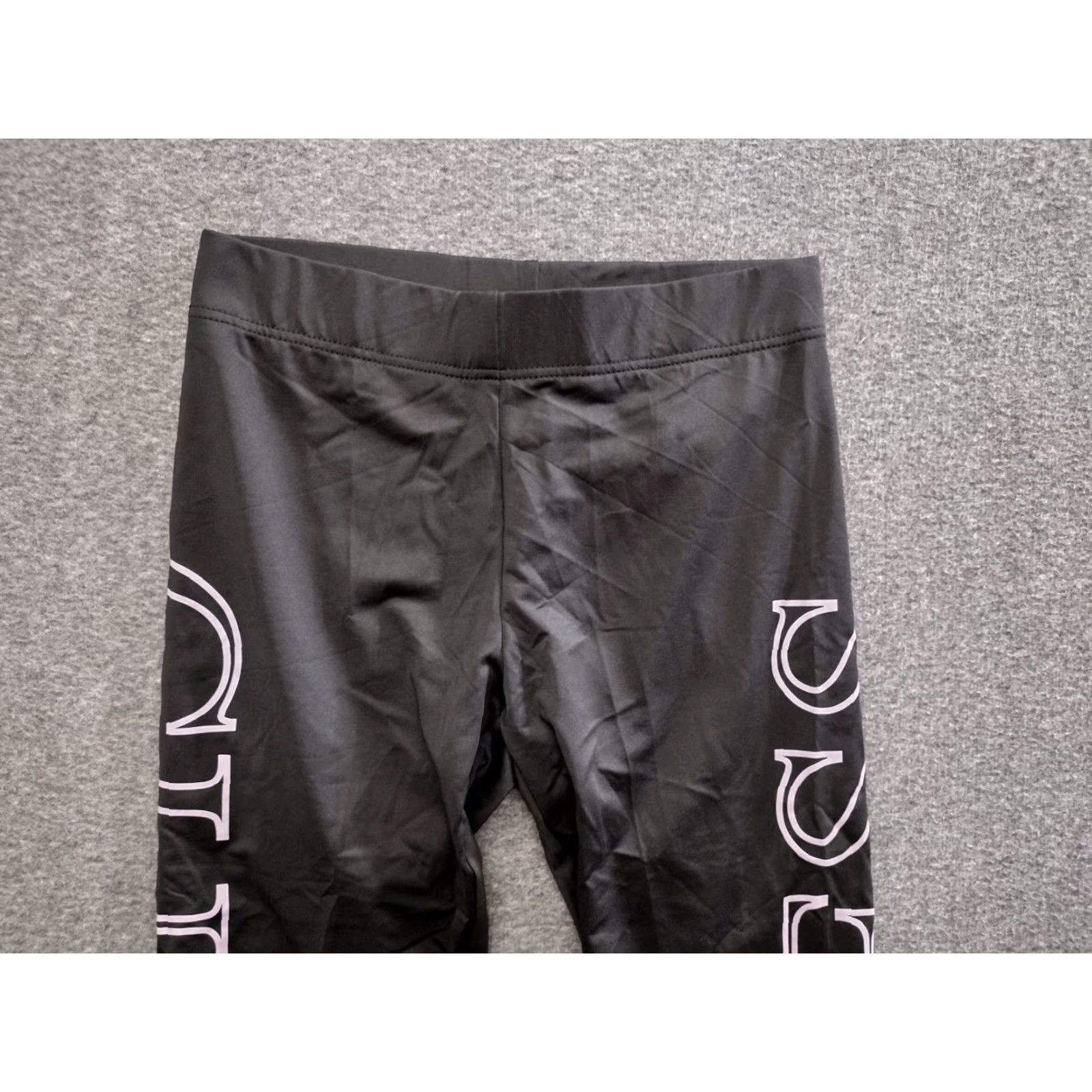 Guess GUESS Black Logo Leggings Activewear Pant Yoga M Women Size 32" / US 10 / IT 46 - 3 Thumbnail