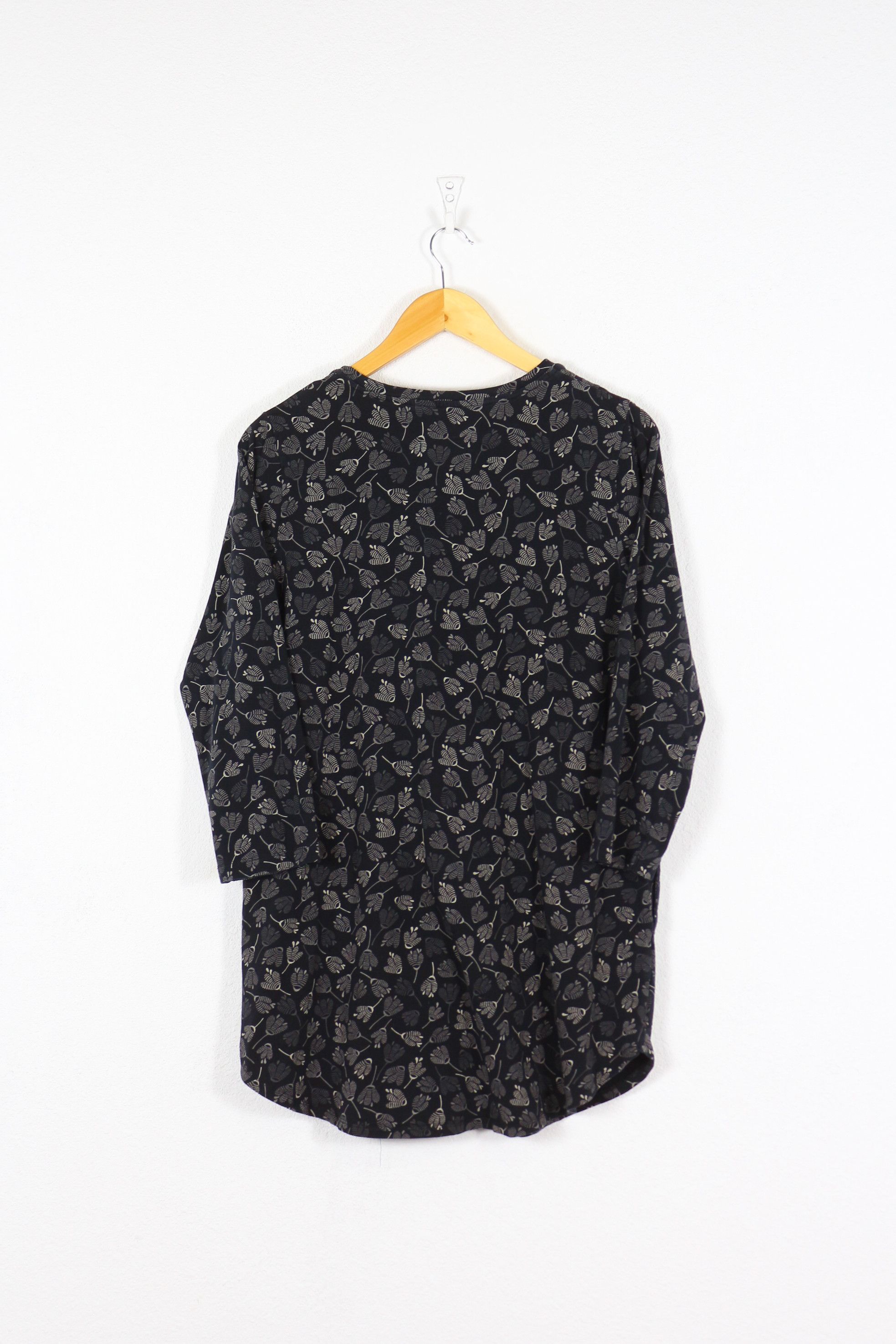 Japanese Brand Gudrun Sjoden Organic Cotton Nature Long Blouse NZ Size M / US 6-8 / IT 42-44 - 5 Thumbnail