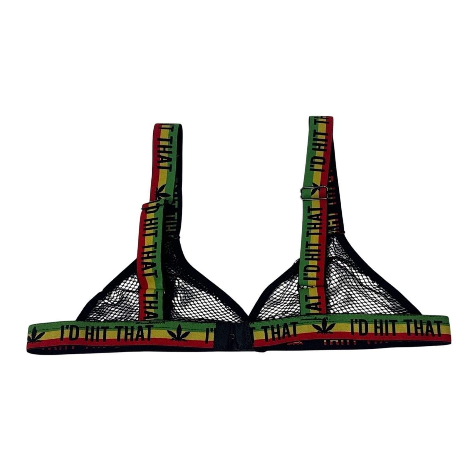 Other MJ I’D HIT THAT Fish Net Bralette Panty Set Festival L/XL Size L / US 10 / IT 46 - 7 Thumbnail