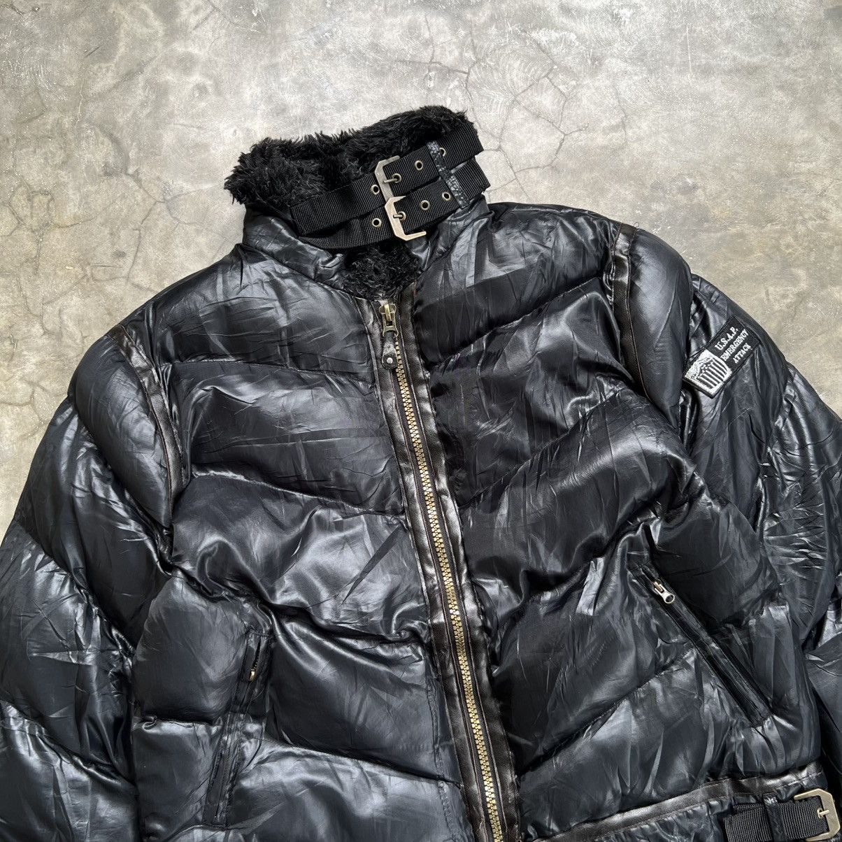 BUFFALO BOBS 2000s Maggie May Buffalo Bobs Style Down Fur Zip Jacket Size US L / EU 52-54 / 3 - 5 Thumbnail