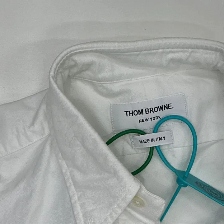 Thom Browne Thom Browne Short Sleeve RWB Stripe Shirt -2507 Size US S / EU 44-46 / 1 - 7 Thumbnail