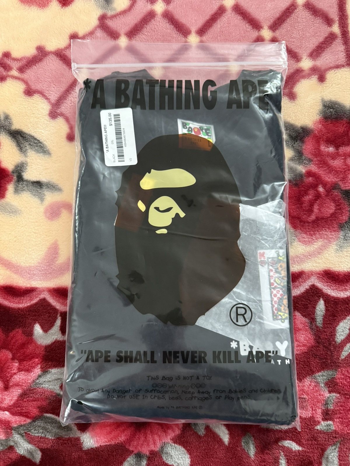Bape Bape “Baby Milo” King Card Tee “Complexcon Exclusive” Black Size US XL / EU 56 / 4 - 10 Thumbnail
