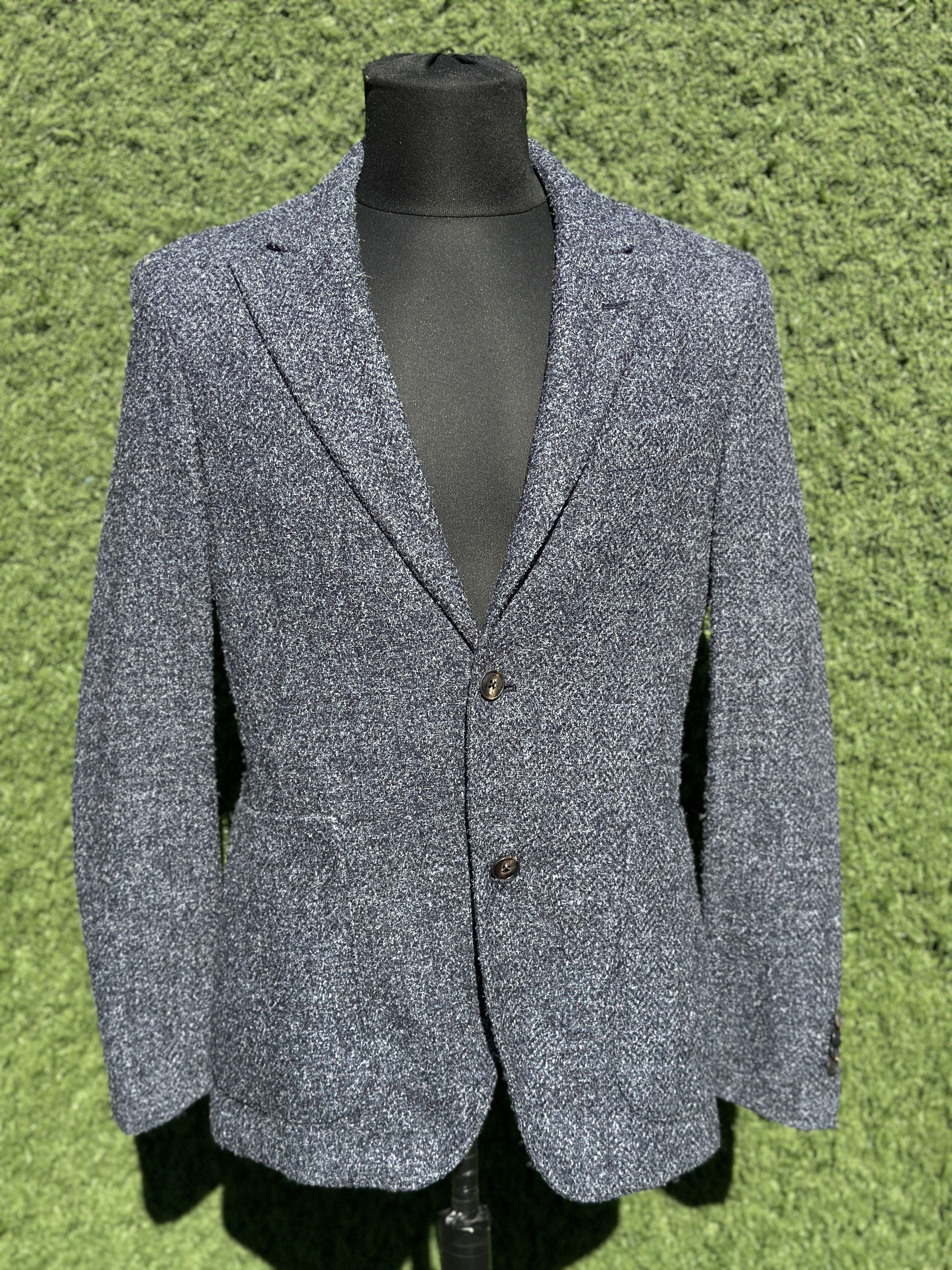 Boglioli Boglioli K-Jacket Bouclé Tweed 2 Button Patch Pockets 48R Size 48R - 1 Thumbnail