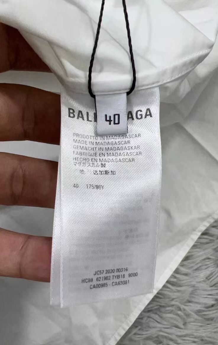 Balenciaga Balenciaga Embroidered Wave Shirt 2410-Nextarrow Size US XXS / EU 40 - 6 Thumbnail