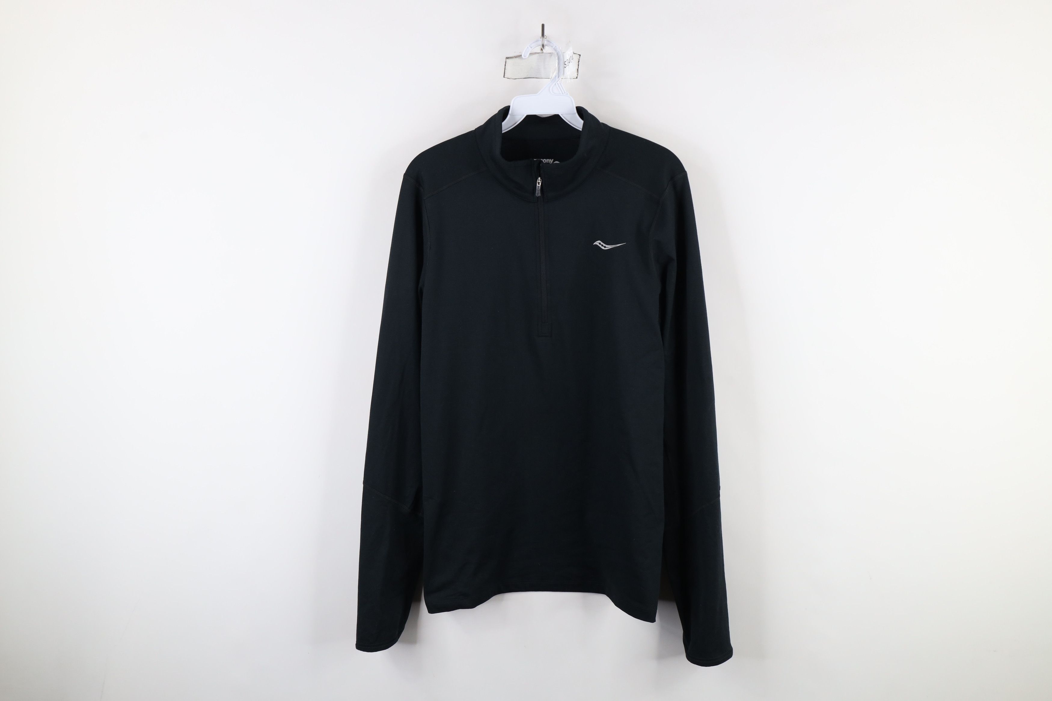 Saucony × Vintage Saucony Running Half Zip Pullover Training Top Jacket Size US S / EU 44-46 / 1 - 1 Thumbnail