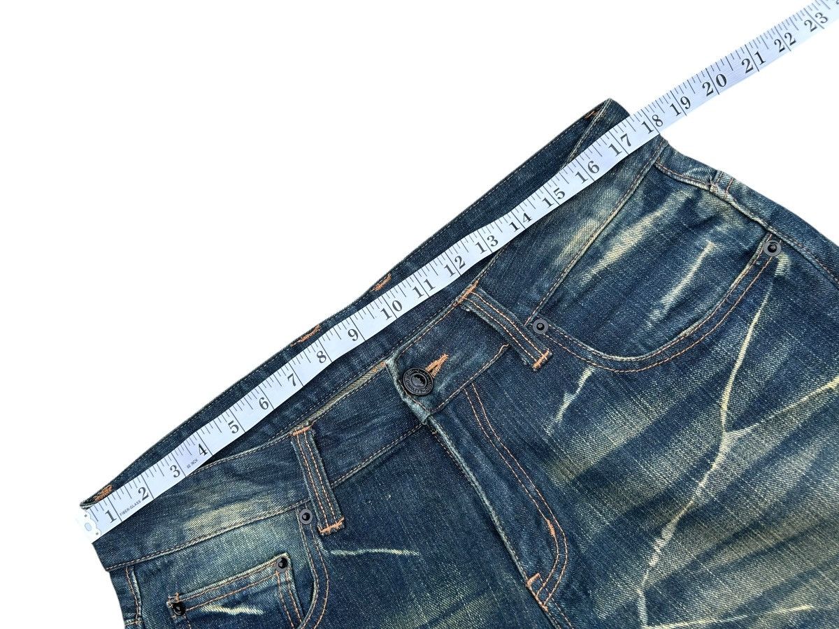Kapital Soul Of Freedom Japanese Punk Rusty Faded Denim Jeans Size US 36 / EU 52 - 11 Thumbnail