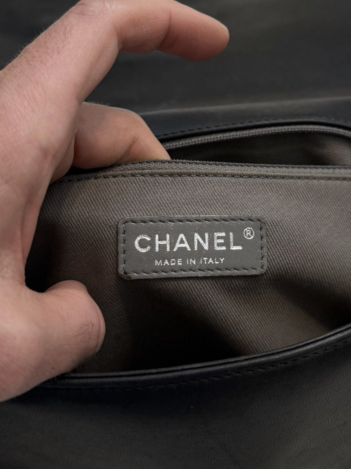Chanel $9,800 Large Caviar Boy Bag Leather Black Size ONE SIZE - 12 Thumbnail