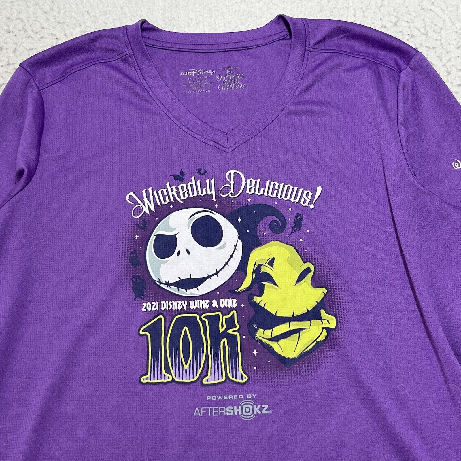 Disney Run Disney Wine & Dine 10K Nightmare Before Christmas Tee Size US L / EU 52-54 / 3 - 2 Thumbnail