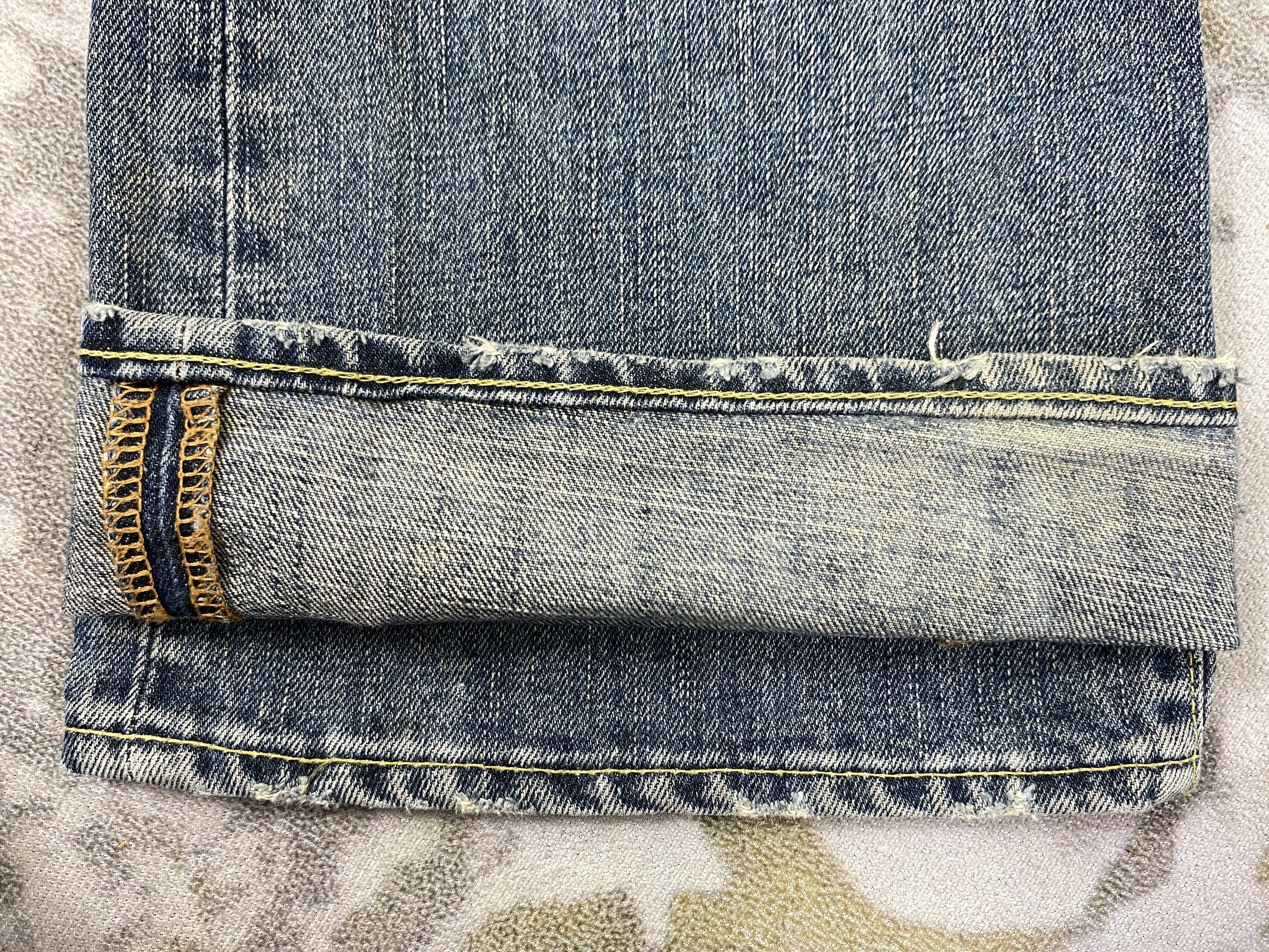 Japanese Brand Uniqlo Distressed Denim 32x33.5 -JN063 Size US 32 / EU 48 - 12 Thumbnail